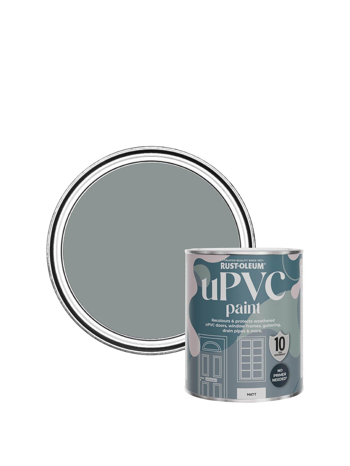 Product photograph of Rust-oleum Matt Finish Upvc Paint - Slate from very.co.uk