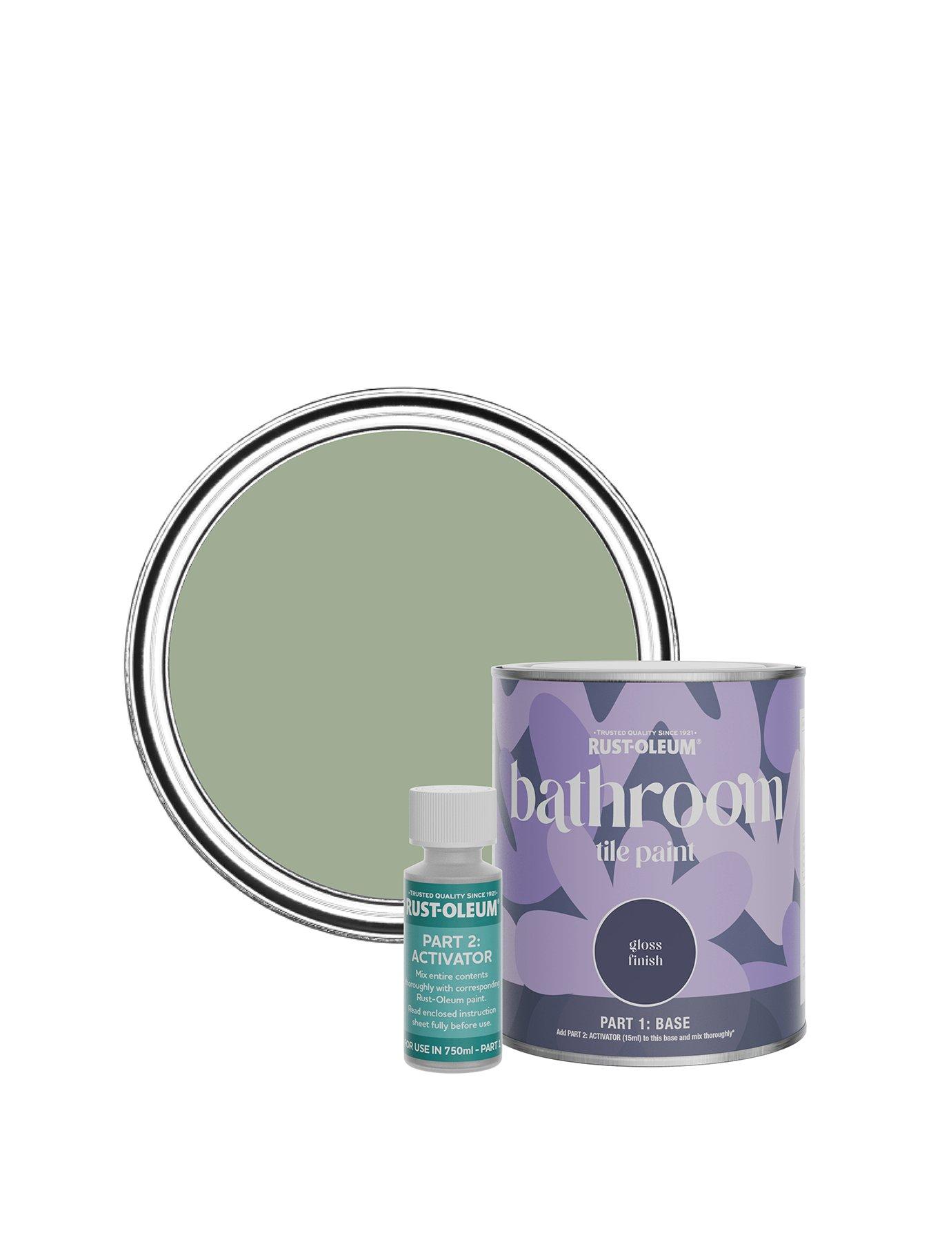 Rust-Oleum Gloss Finish Bathroom Tile Paint with Activator - Bramwell ...