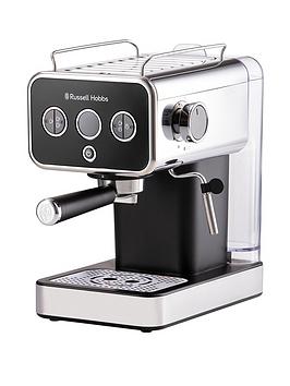 russell hobbs distinctions espresso machine - black