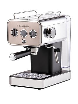 russell hobbs distinctions espresso machine - titanium