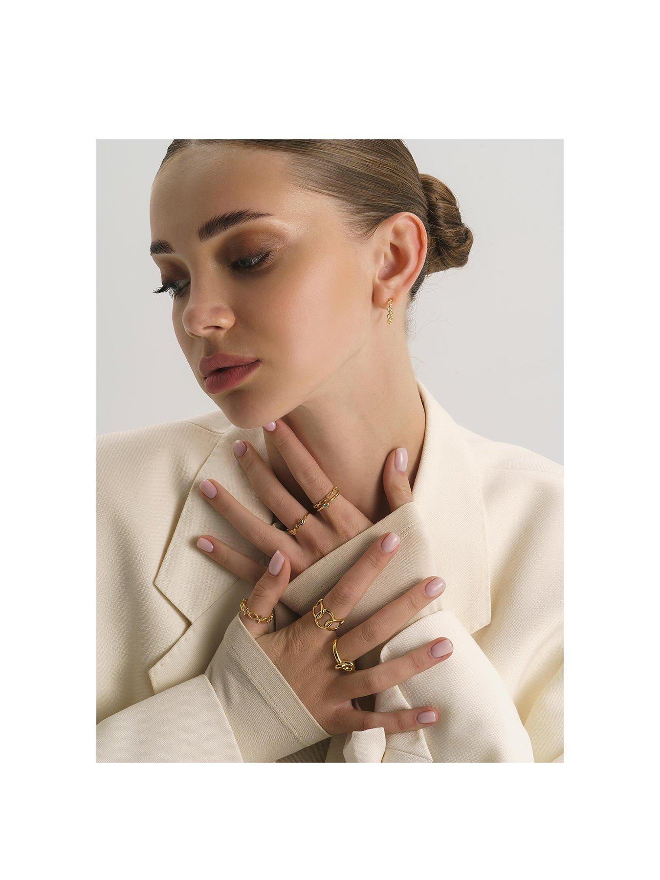 Image 2 of 8 of Elk & Bloom Sterling Silver Knot Ring