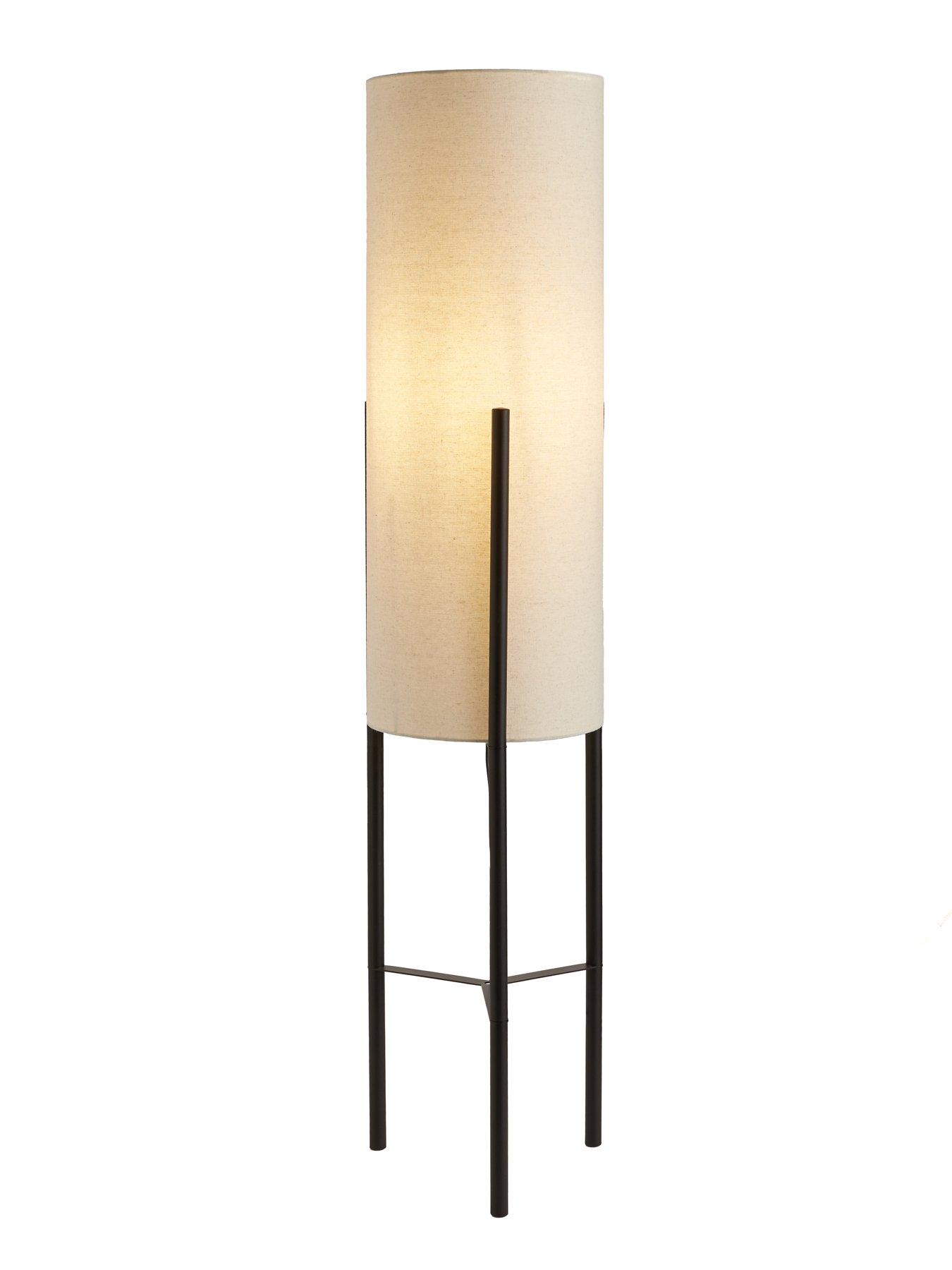 Image 3 of 5 of The Very Collection Vessel Floor Lamp with Linen Shade