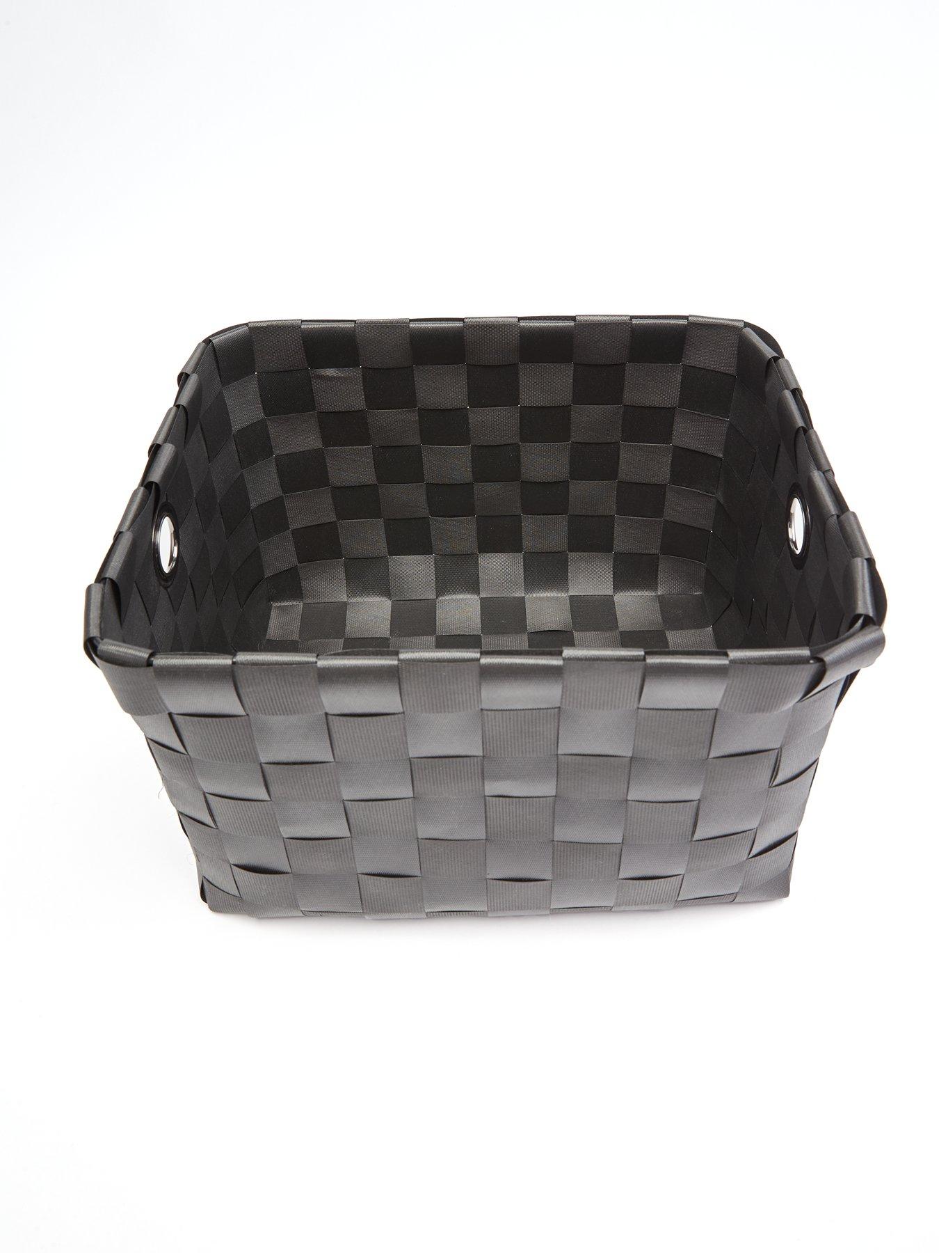 Image 4 of 6 of Very Home Faux Leather Woven Storage 34x27x22.5cm