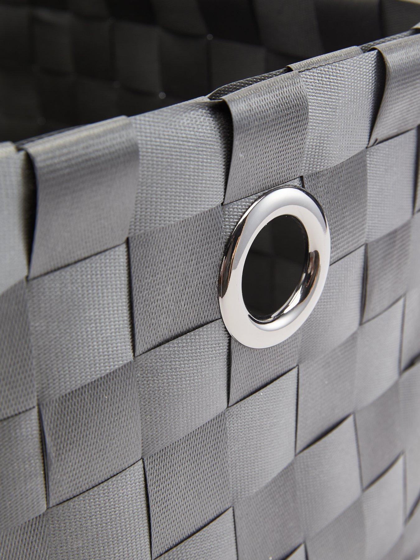 Image 5 of 6 of Very Home Faux Leather Woven Storage 34x27x22.5cm