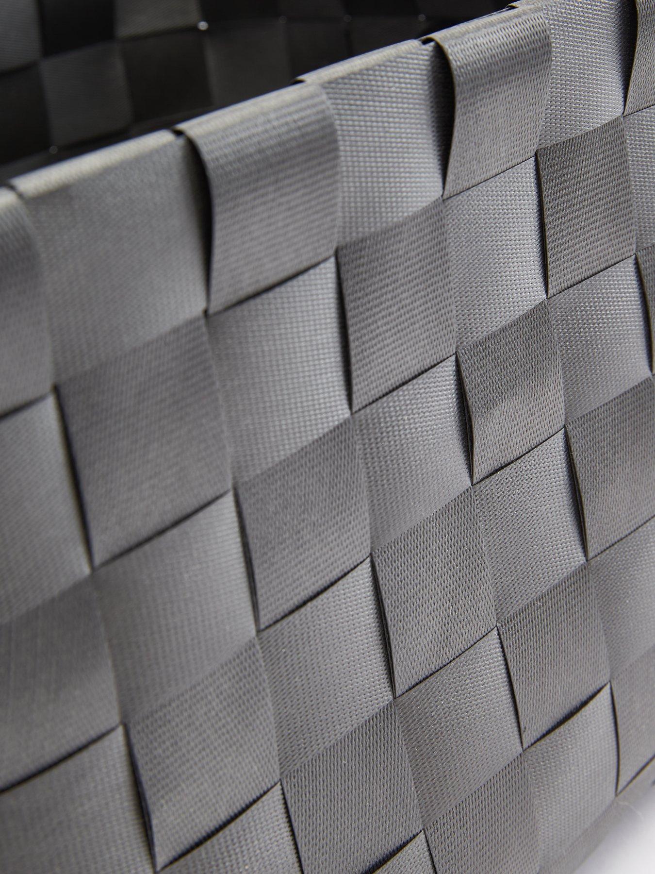 Image 6 of 6 of Very Home Faux Leather Woven Storage 34x27x22.5cm