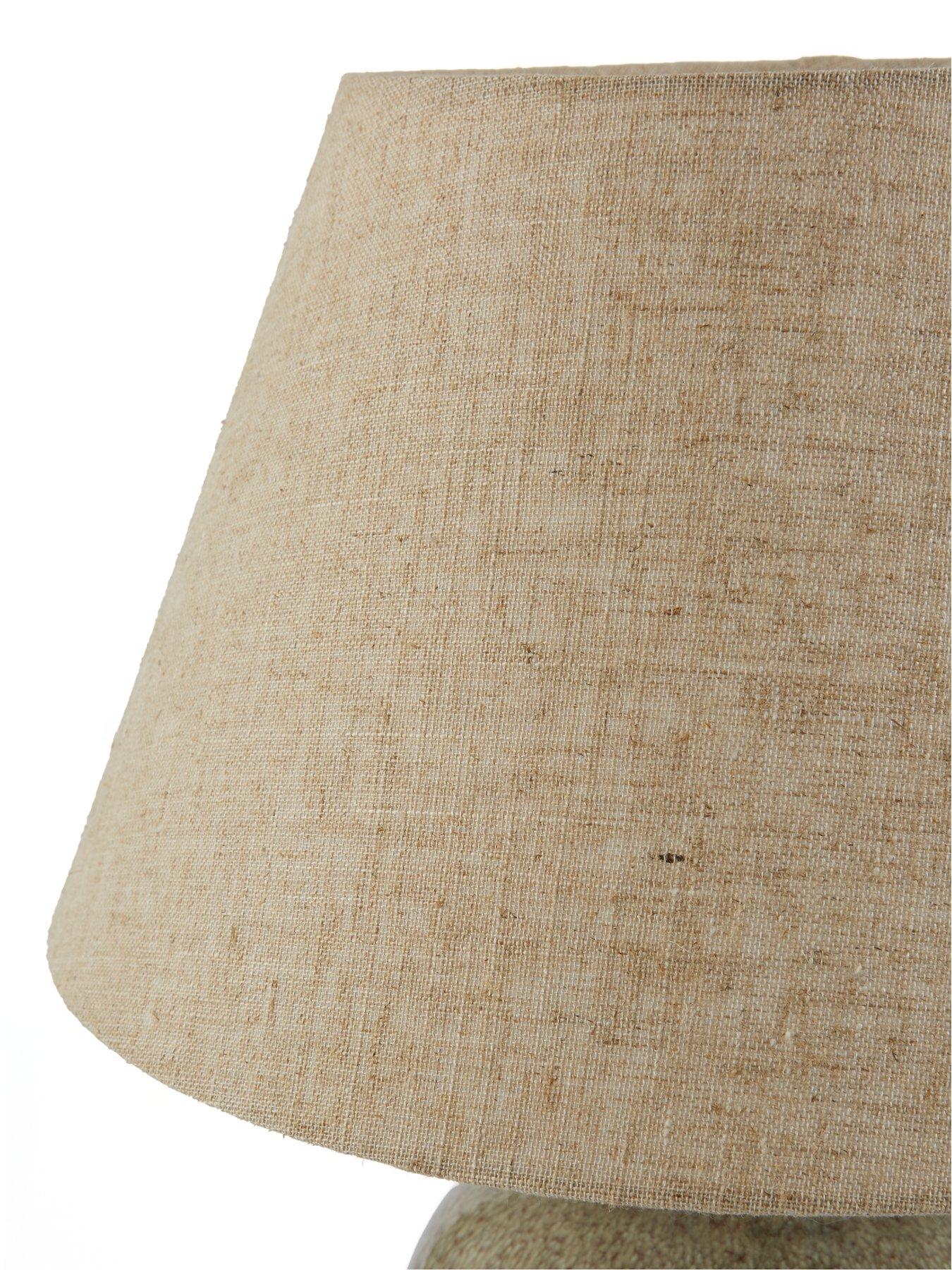 Image 5 of 6 of The Very Collection Ceramic Ombre Table Lamp with Tapered Shade