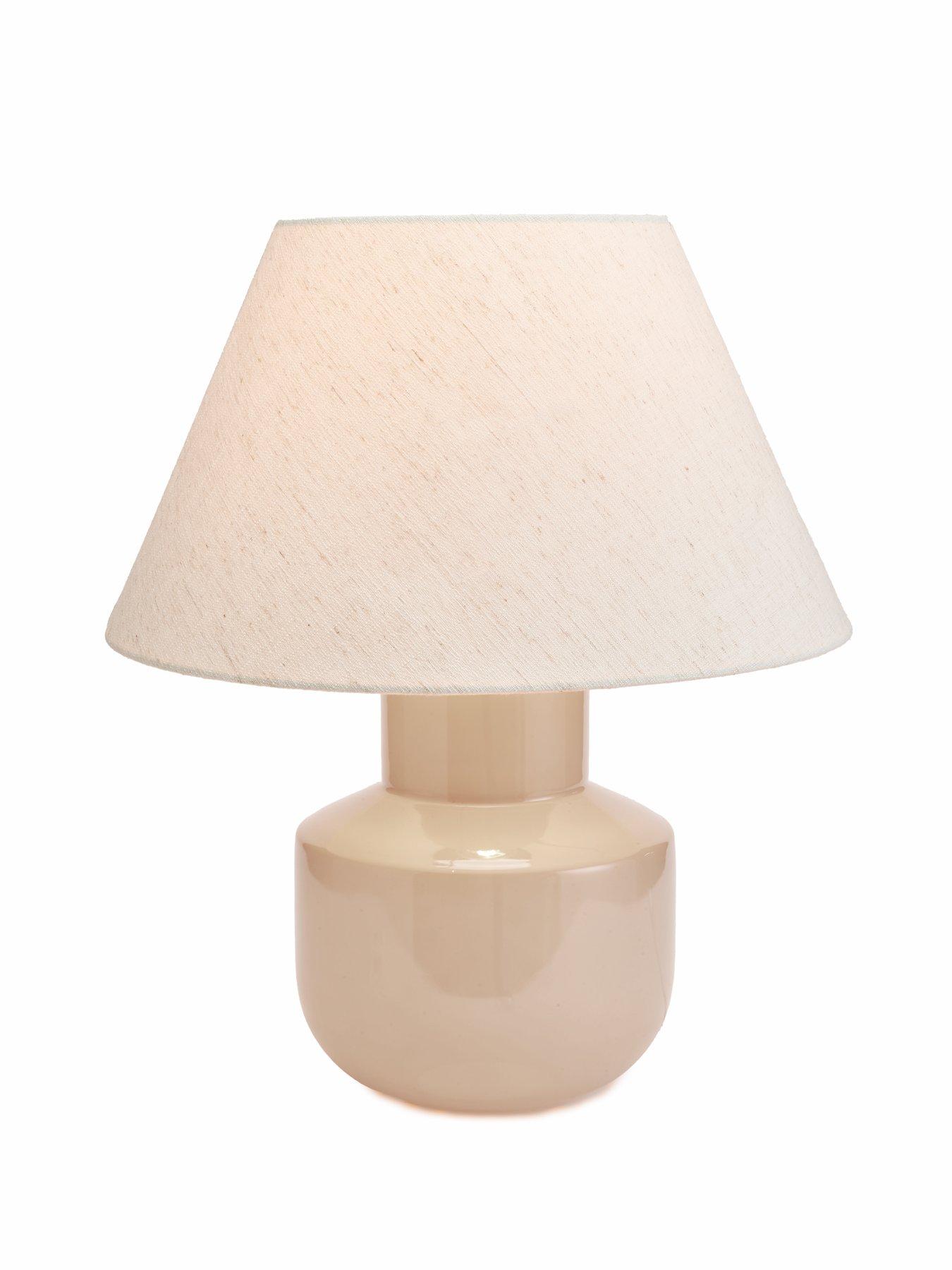 Image 3 of 6 of The Very Collection Milky Glass Urn Table Lamp