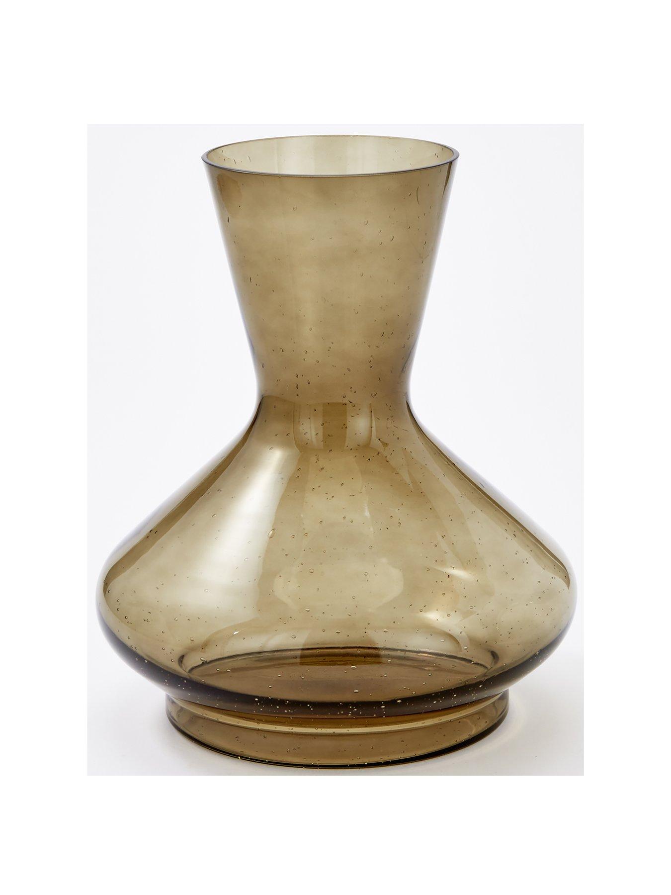 Very Home Bubble Glass Tapered Vase | Very.co.uk