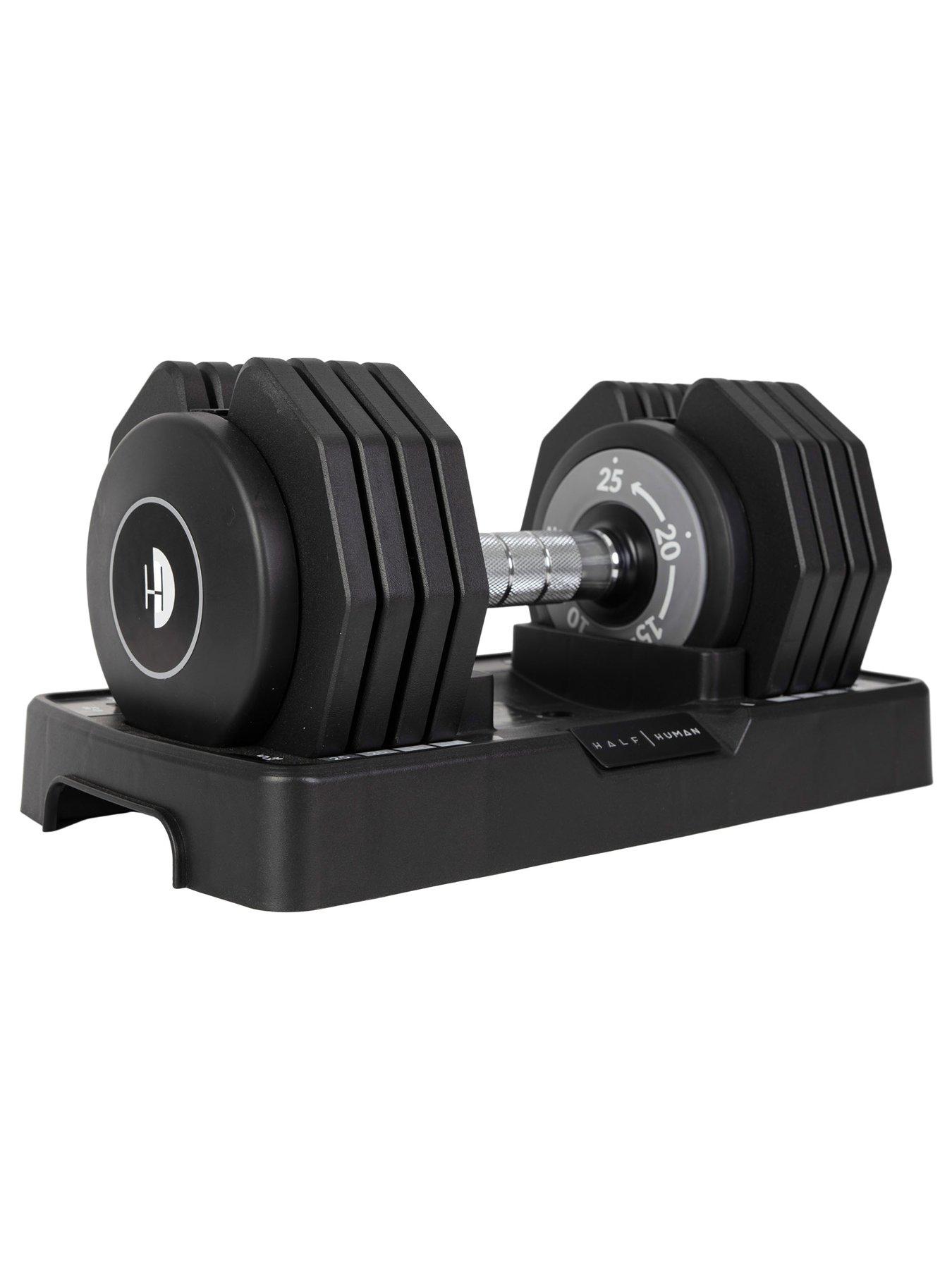 Image 4 of 7 of Half Human Adjustable Dumbbells (2x25kg) and&nbsp; Stand