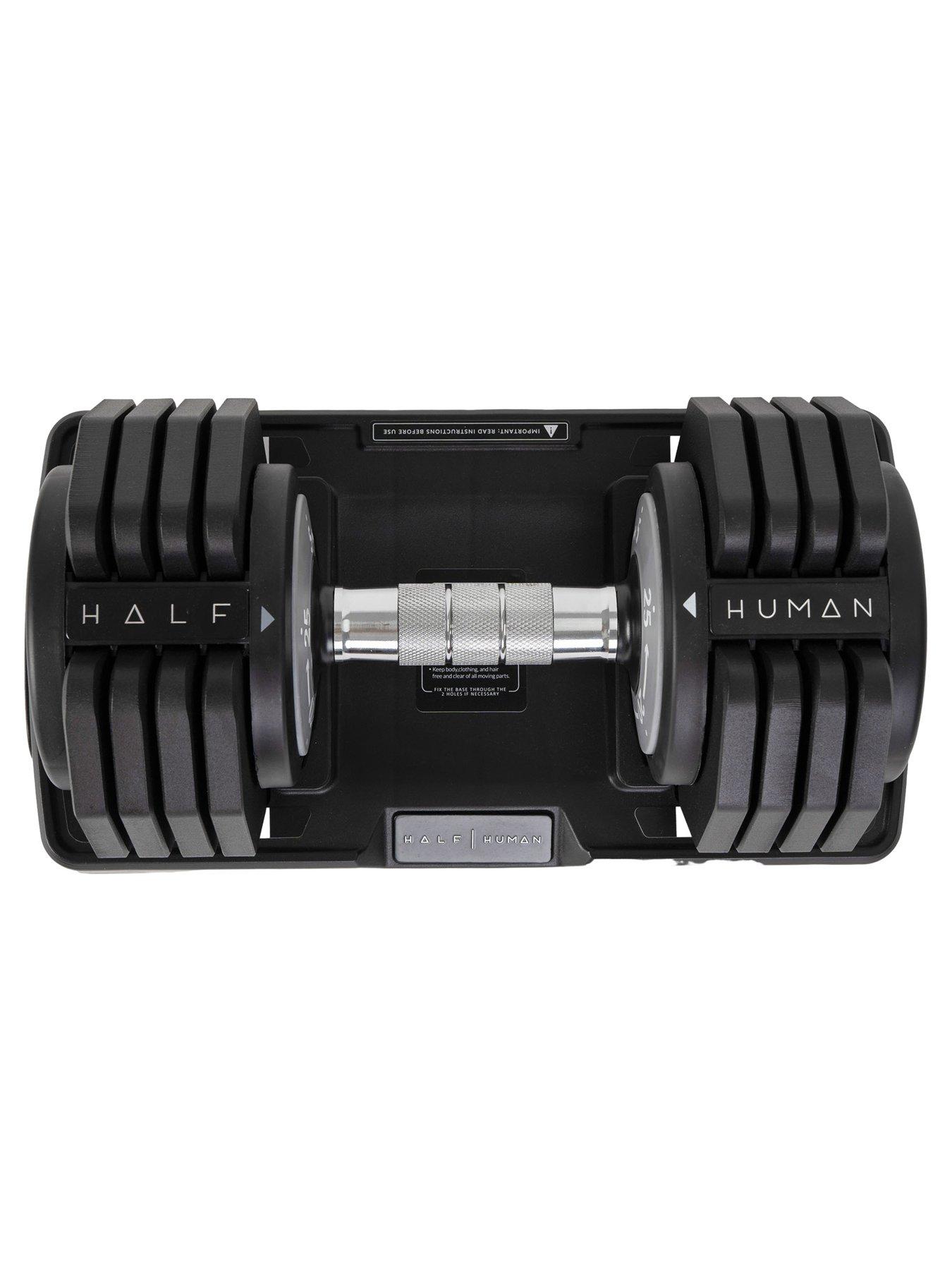 Image 5 of 7 of Half Human Adjustable Dumbbells (2x25kg) and&nbsp; Stand