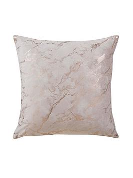 Product photograph of Very Home Mabel Velour Cushion Filled from very.co.uk