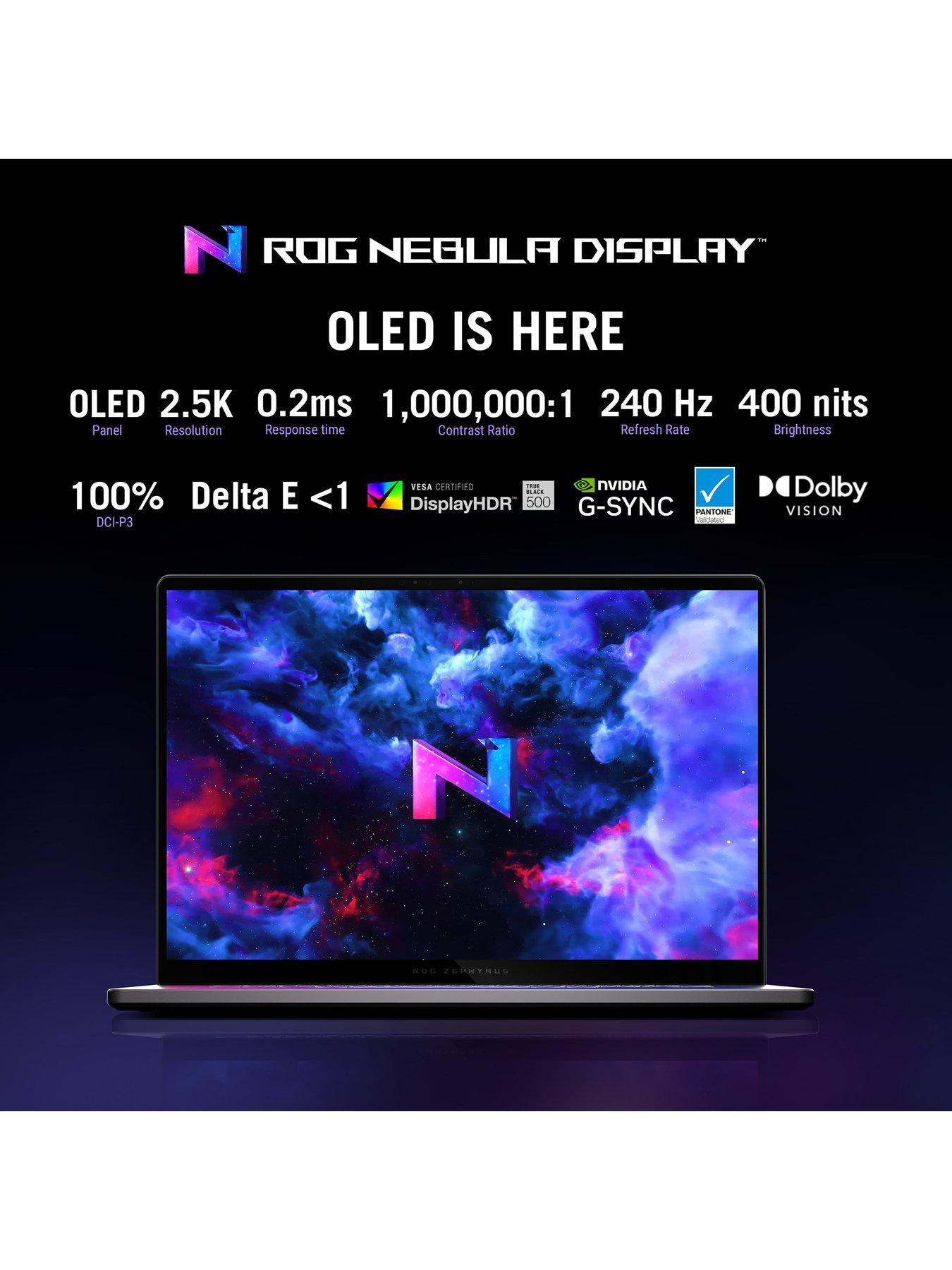 Image 7 of 7 of Asus Zephyrus G16&nbsp;GU605MV-QR138W Gaming Laptop - 16in 2.5K OLED,&nbsp;GeForce RTX 4060, Intel Core Ultra 9, 32GB RAM, 1TB&nbsp;SSD