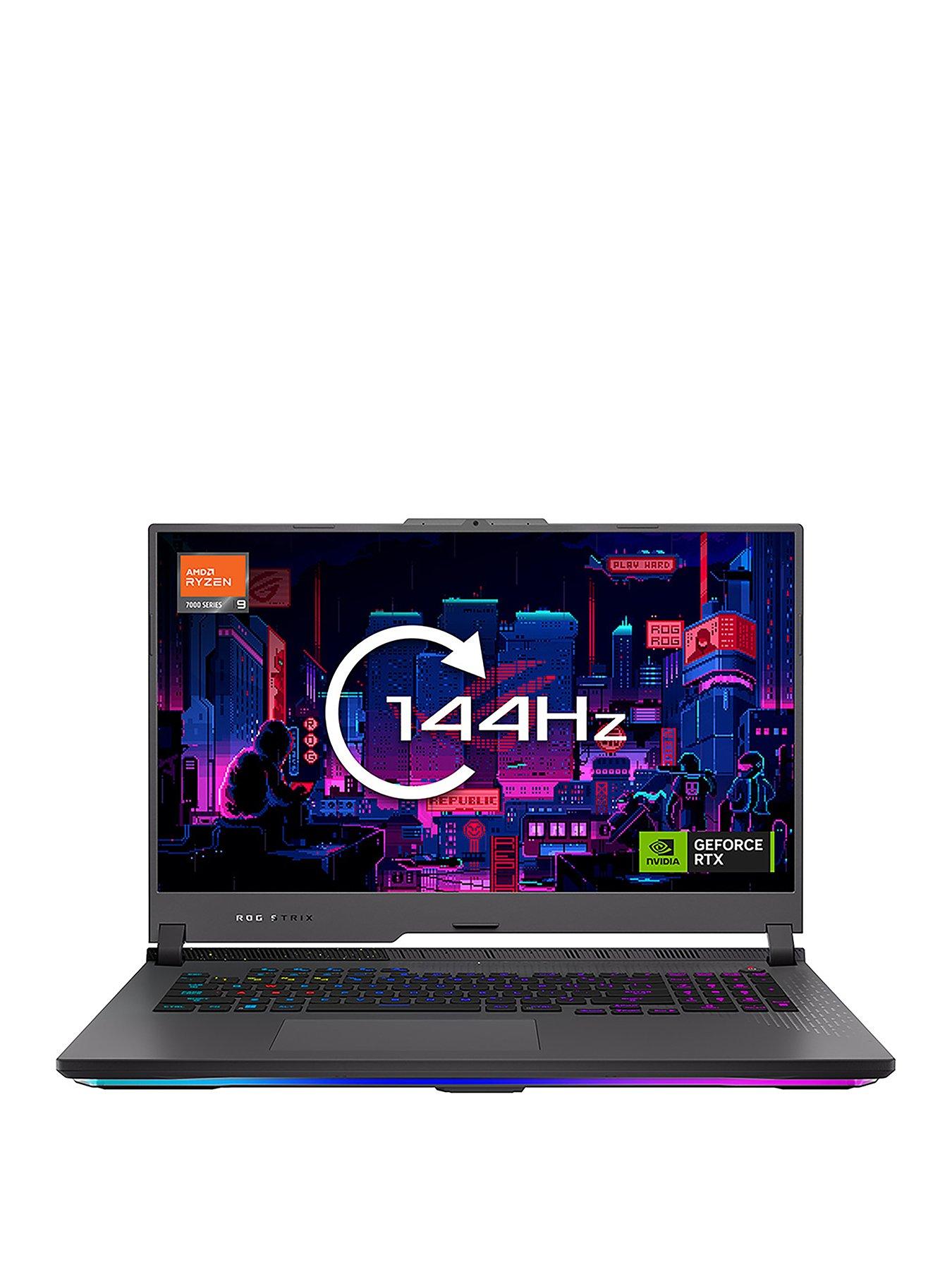 Asus ROG Strix G17 G713PU-HX045W Gaming Laptop - 17.3in FHD, RTX 4050, AMD  Ryzen 9, 16GB RAM, 1TB SSD