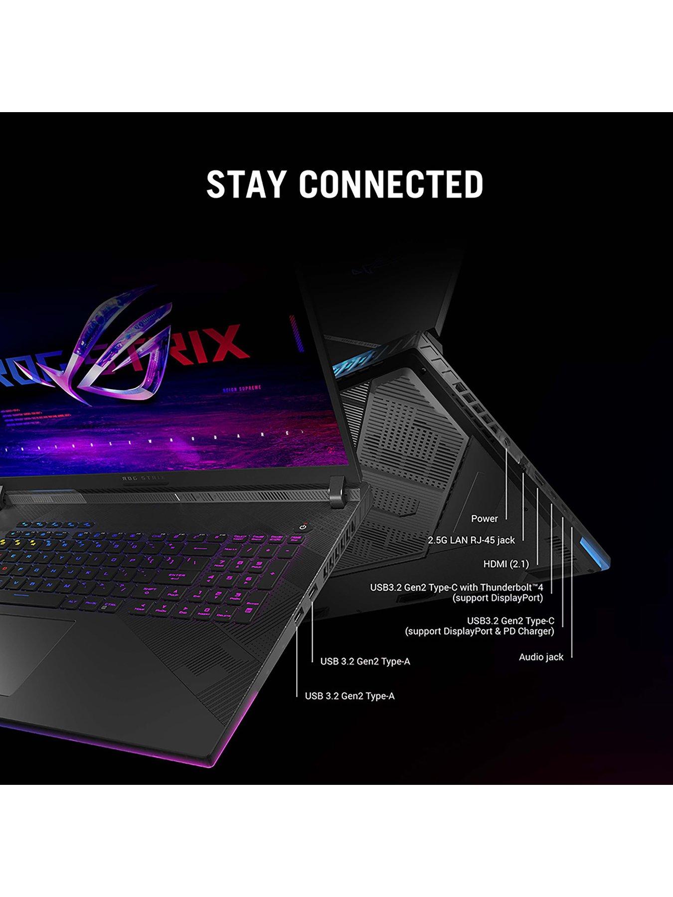 Image 6 of 7 of Asus Strix SCAR 18&nbsp;G834JYR-R6019W Gaming Laptop - 18in 2.5K 240Hz, RTX 4090, Intel Core i9, 32GB RAM, 2TB&nbsp;SSD