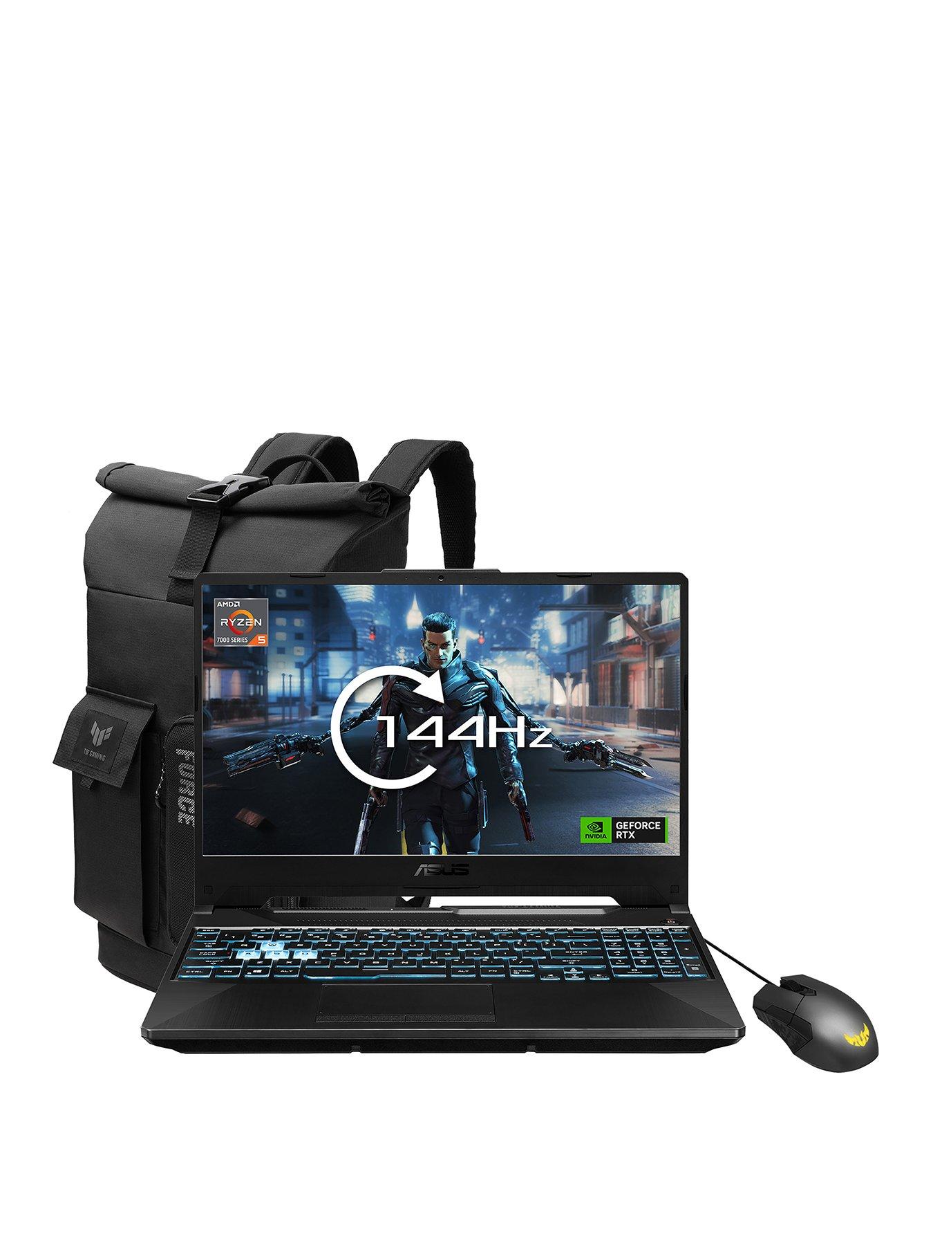 Image 1 of 7 of Asus TUF Gaming A15 Laptop - 15.6in FHD 144Hz, RTX 3050 AMD, Ryzen 5, 16GB RAM, 512GB&nbsp;SSD,&nbsp;FA506NC-HN010W