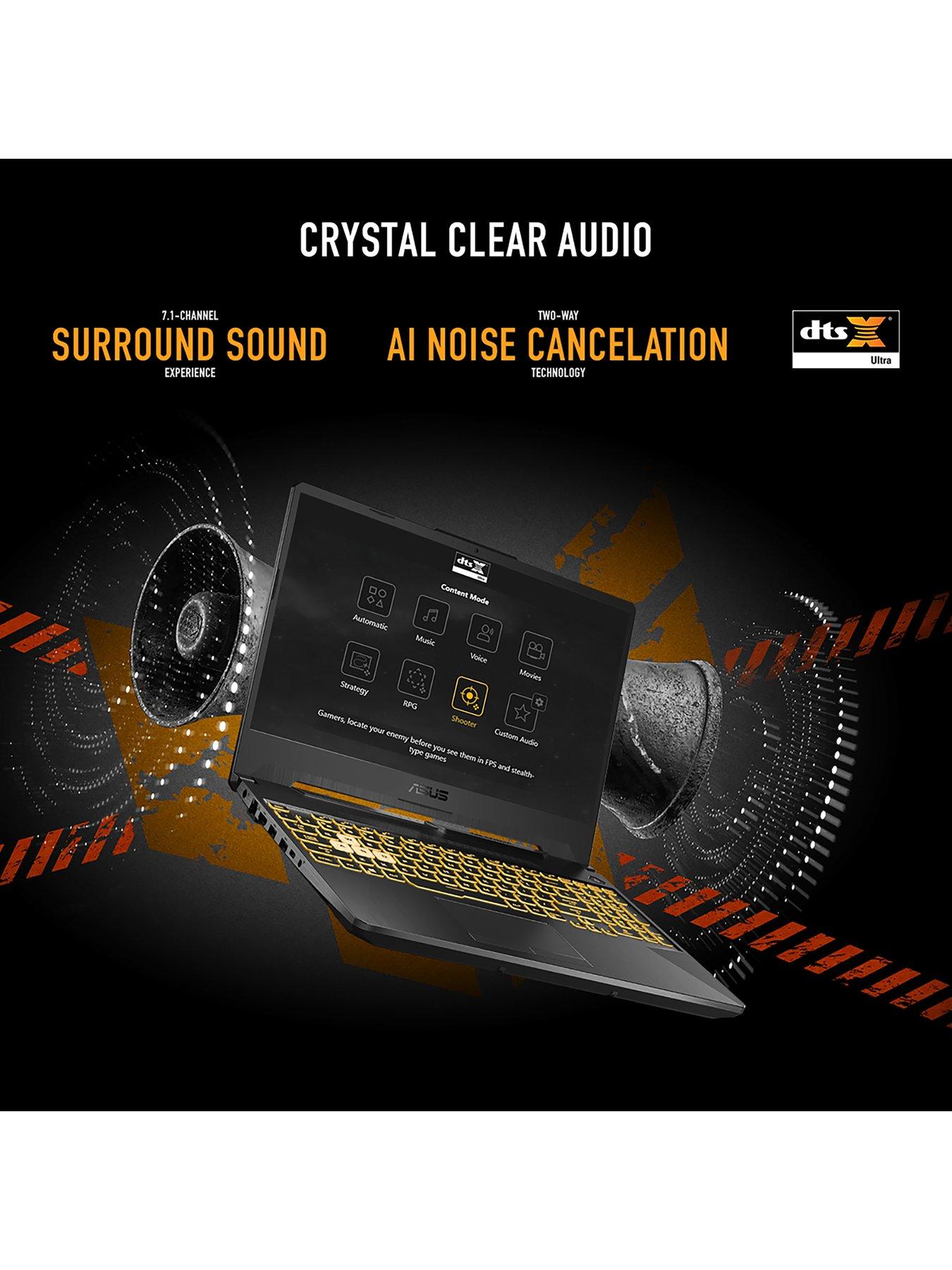 Image 6 of 7 of Asus TUF Gaming A15 Laptop - 15.6in FHD 144Hz, RTX 3050 AMD, Ryzen 5, 16GB RAM, 512GB&nbsp;SSD,&nbsp;FA506NC-HN010W