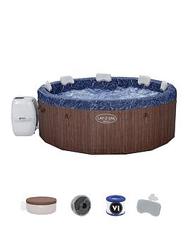 Product photograph of Lay-z-spa Toronto Airjet Plus Foam Hot Tub 5-7 People from very.co.uk