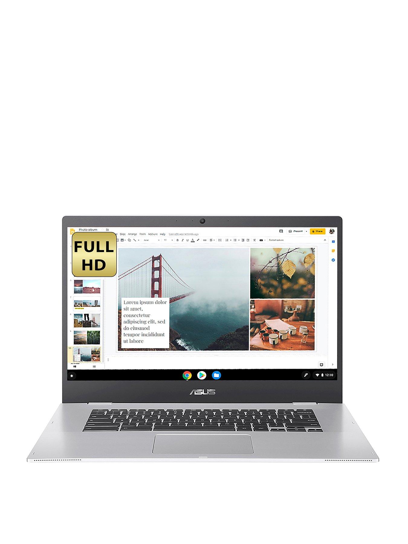 undefined Chromebook CX1500CKA-NJ0295 Laptop - 15.6in HD, Intel Celeron, 4GB RAM, 128GB SSD - Silver