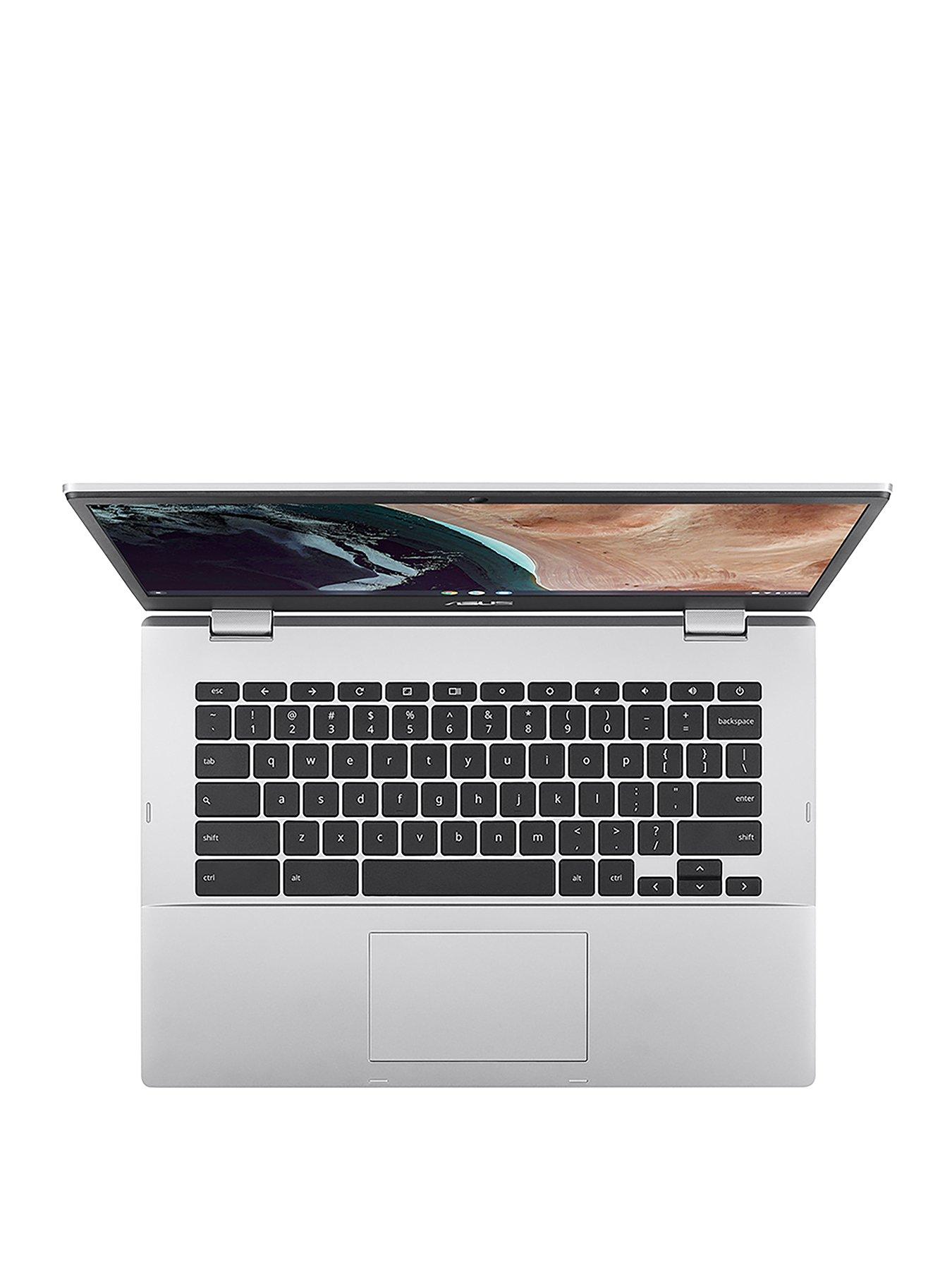 Image 2 of 7 of Asus Chromebook CX1400CKA-NK0380 - 14in FHD, Intel Celeron, 4GB RAM,&nbsp;64GB&nbsp;SSD - Silver