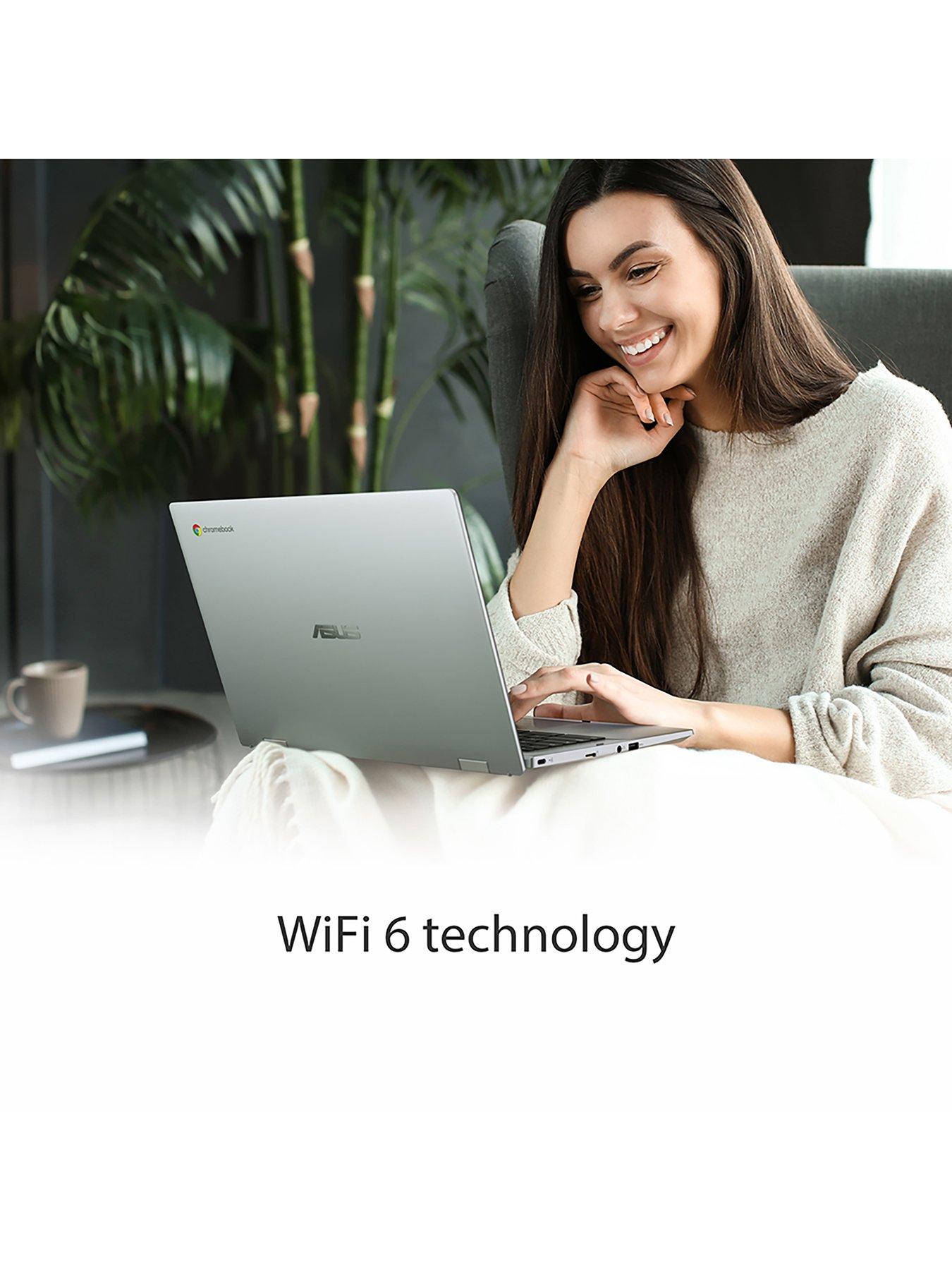 Image 7 of 7 of Asus Chromebook CX1400CKA-NK0380 - 14in FHD, Intel Celeron, 4GB RAM,&nbsp;64GB&nbsp;SSD - Silver