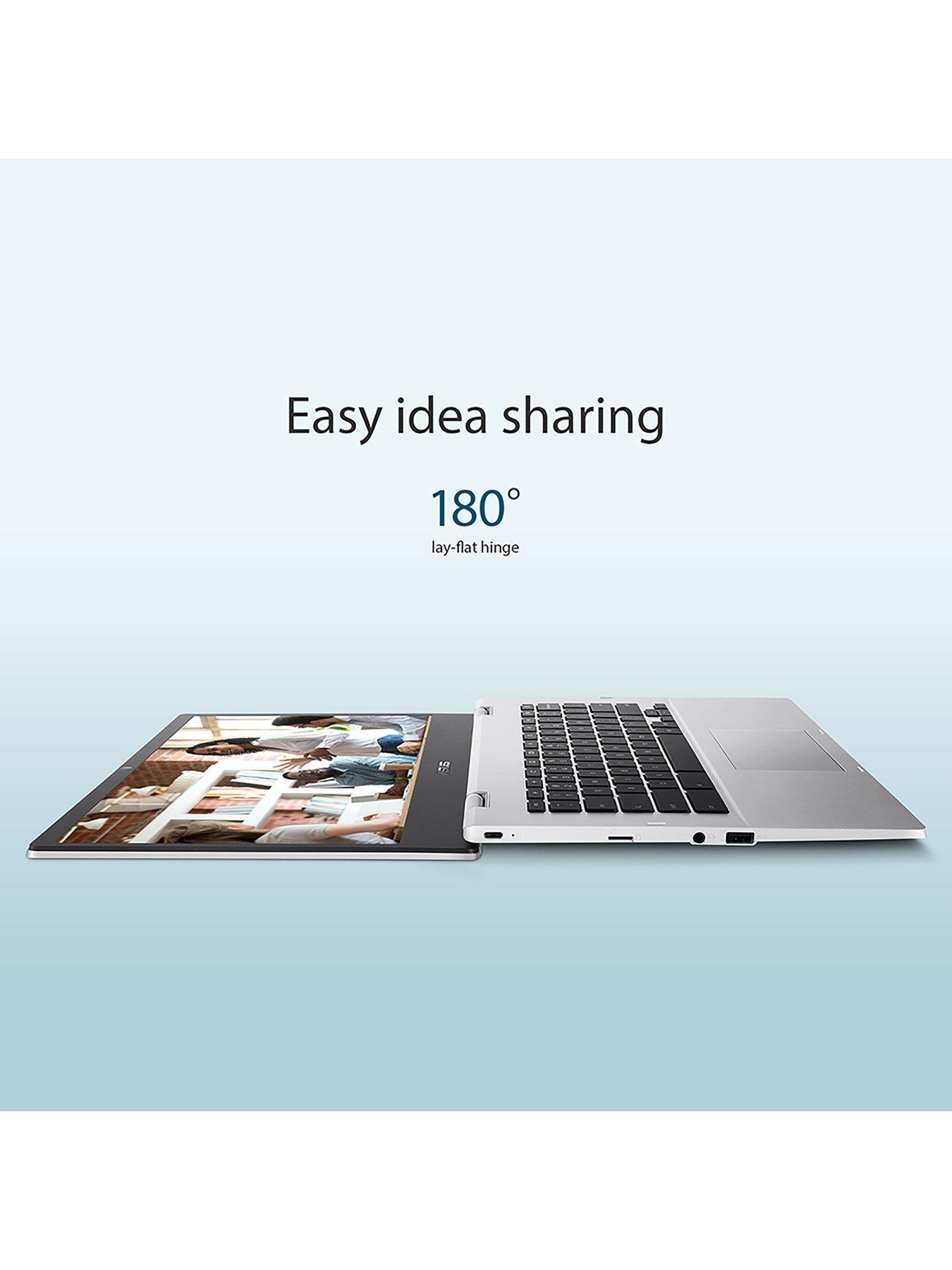 Image 7 of 7 of Asus Chromebook CX1400CKA-NK0408 - 14in FHD, Intel Pentium,&nbsp;4GB RAM,&nbsp;128GB SSD -&nbsp;Silver