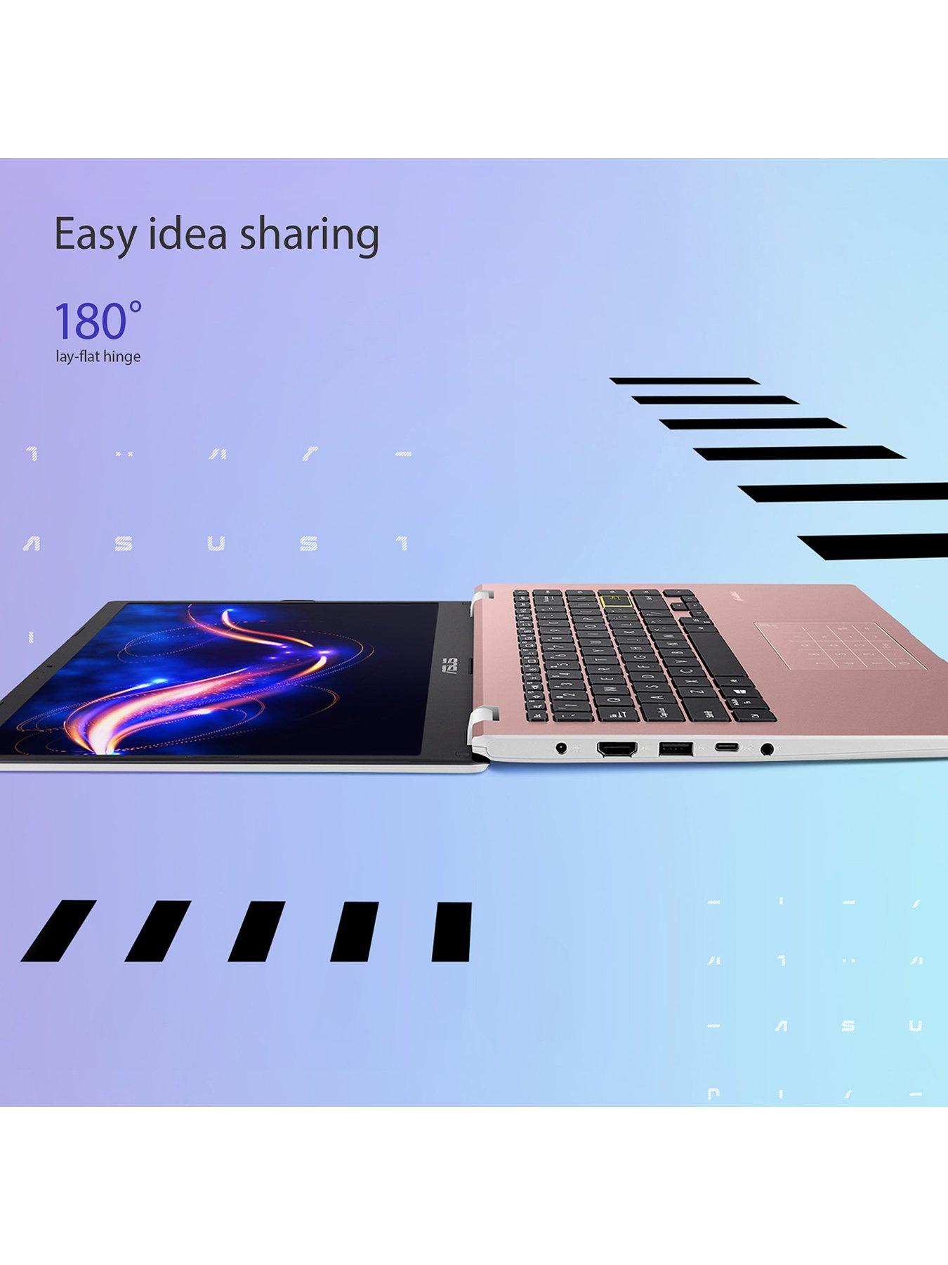 Image 4 of 7 of Asus E410KA-EK592WS Laptop - 14in FHD,&nbsp;Intel Celeron, 4GB RAM,&nbsp;128GB&nbsp;SSD - Pink