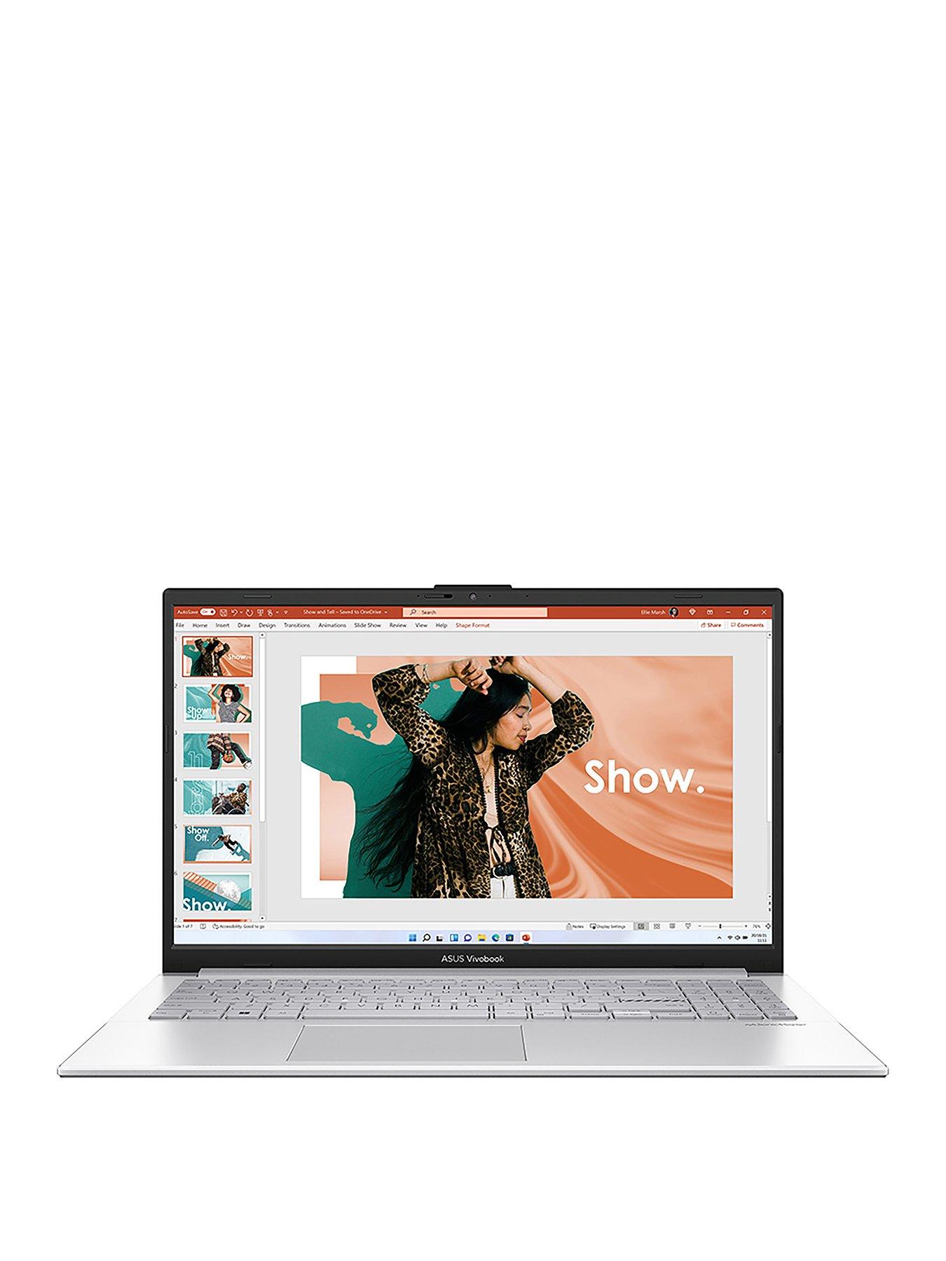 Image 1 of 7 of Asus Vivobook Go E1504FA-NJ715W Laptop - 15.6in FHD, AMD Ryzen 3, 8GB RAM, 128GB&nbsp;SSD -&nbsp;Black