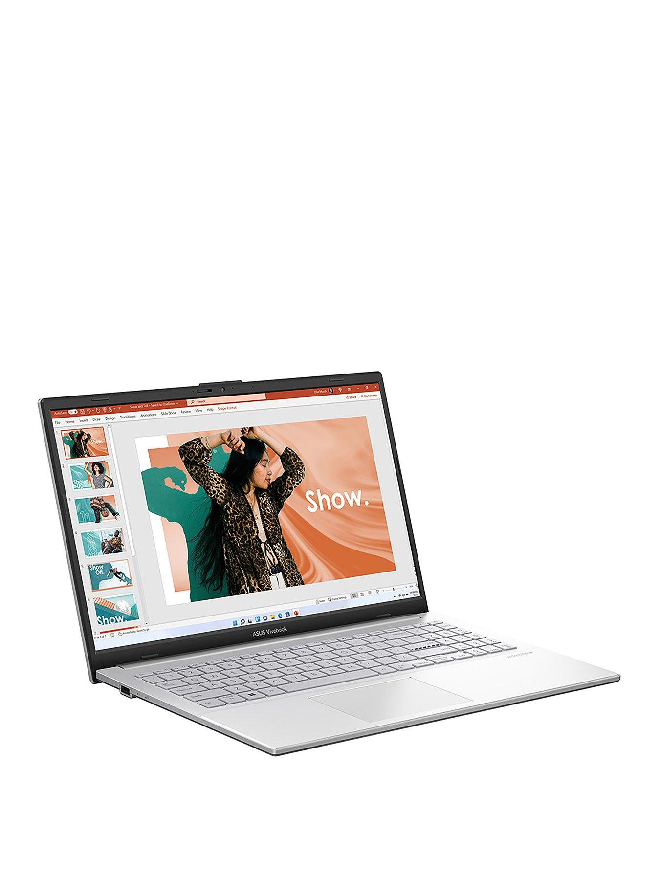Image 2 of 7 of Asus Vivobook Go E1504FA-NJ715W Laptop - 15.6in FHD, AMD Ryzen 3, 8GB RAM, 128GB&nbsp;SSD -&nbsp;Black