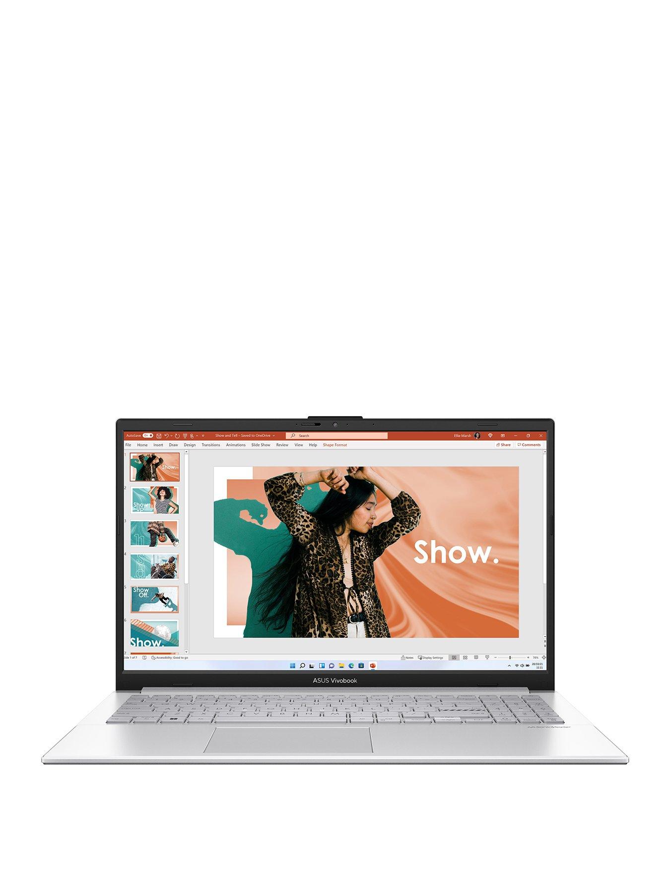 Image 1 of 7 of Asus Vivobook Go 15&nbsp;E1504FA-NJ158W Laptop - 15.6in FHD, AMD Ryzen 5, 8GB RAM, 512GB SSD - Silver