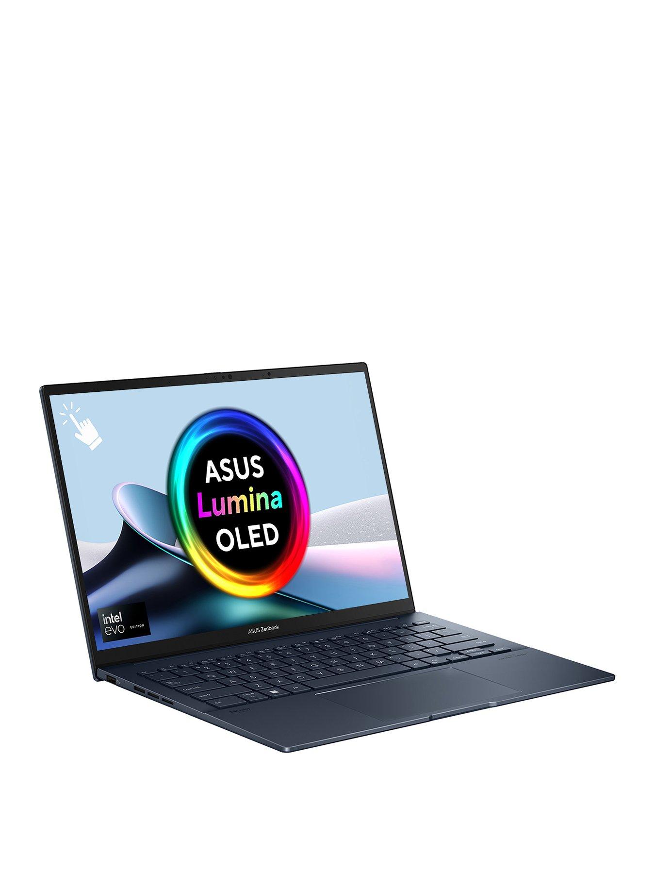 Image 1 of 7 of Asus Zenbook 14 OLED&nbsp;UX3405MA-PZ306W Laptop&nbsp;- 14in 2.8K, Intel Core i9, 32GB RAM, 1TB SSD - Blue