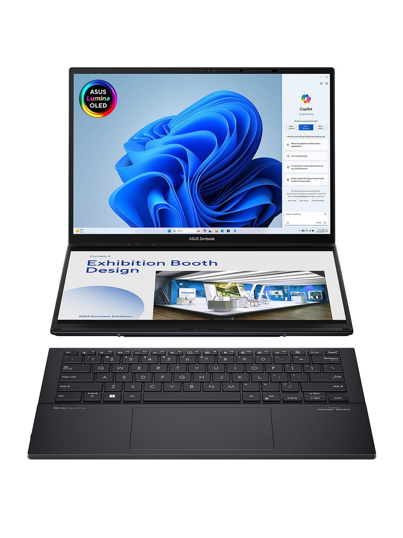 undefined Zenbook UX8406MA-PZ203W, Intel Core Ultra 9, 32GB RAM, 2TB fast SSD storage, 14in Grey Laptop