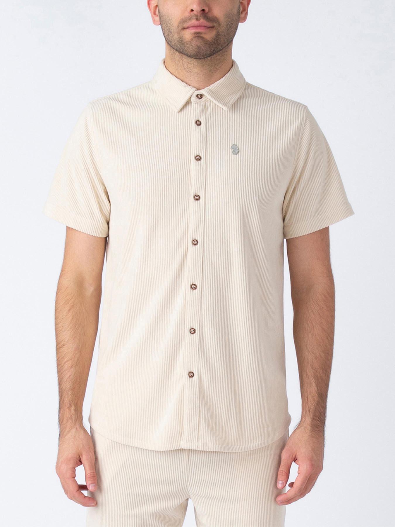 Caicos Island Short Sleeve Shirt Beige