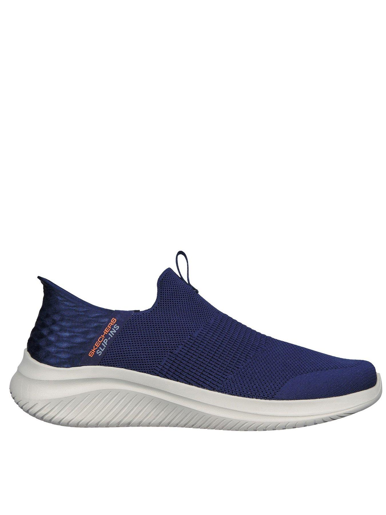 Image 1 of 4 of Skechers Wide Fit Ultra Flex 3.0 Slip-Ins Trainers - Navy