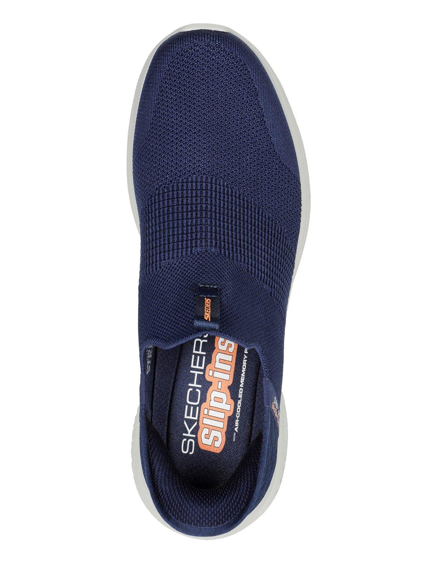 Image 3 of 4 of Skechers Wide Fit Ultra Flex 3.0 Slip-Ins Trainers - Navy