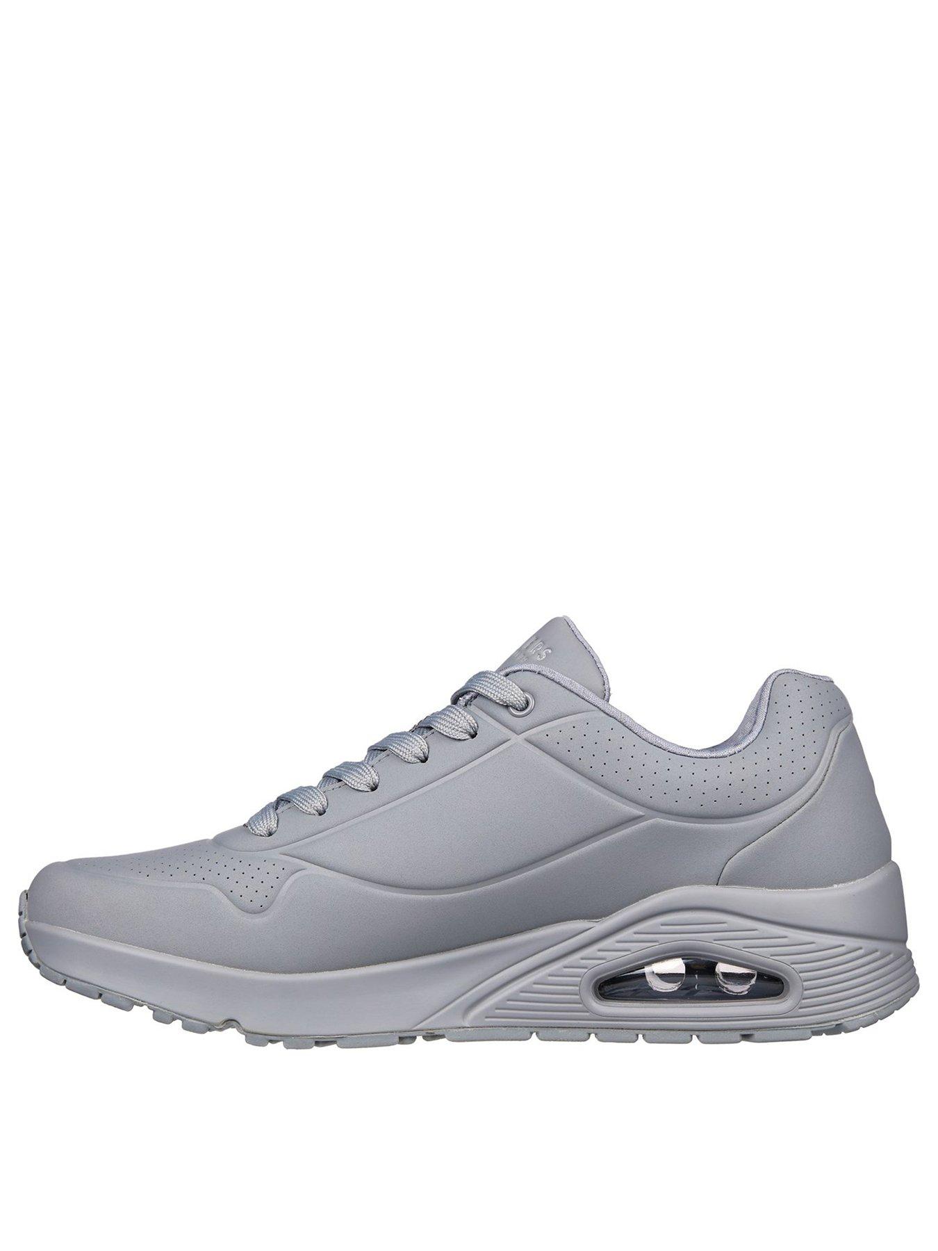 Image 3 of 5 of Skechers Uno Stand on Air Lace Up Trainers - Grey