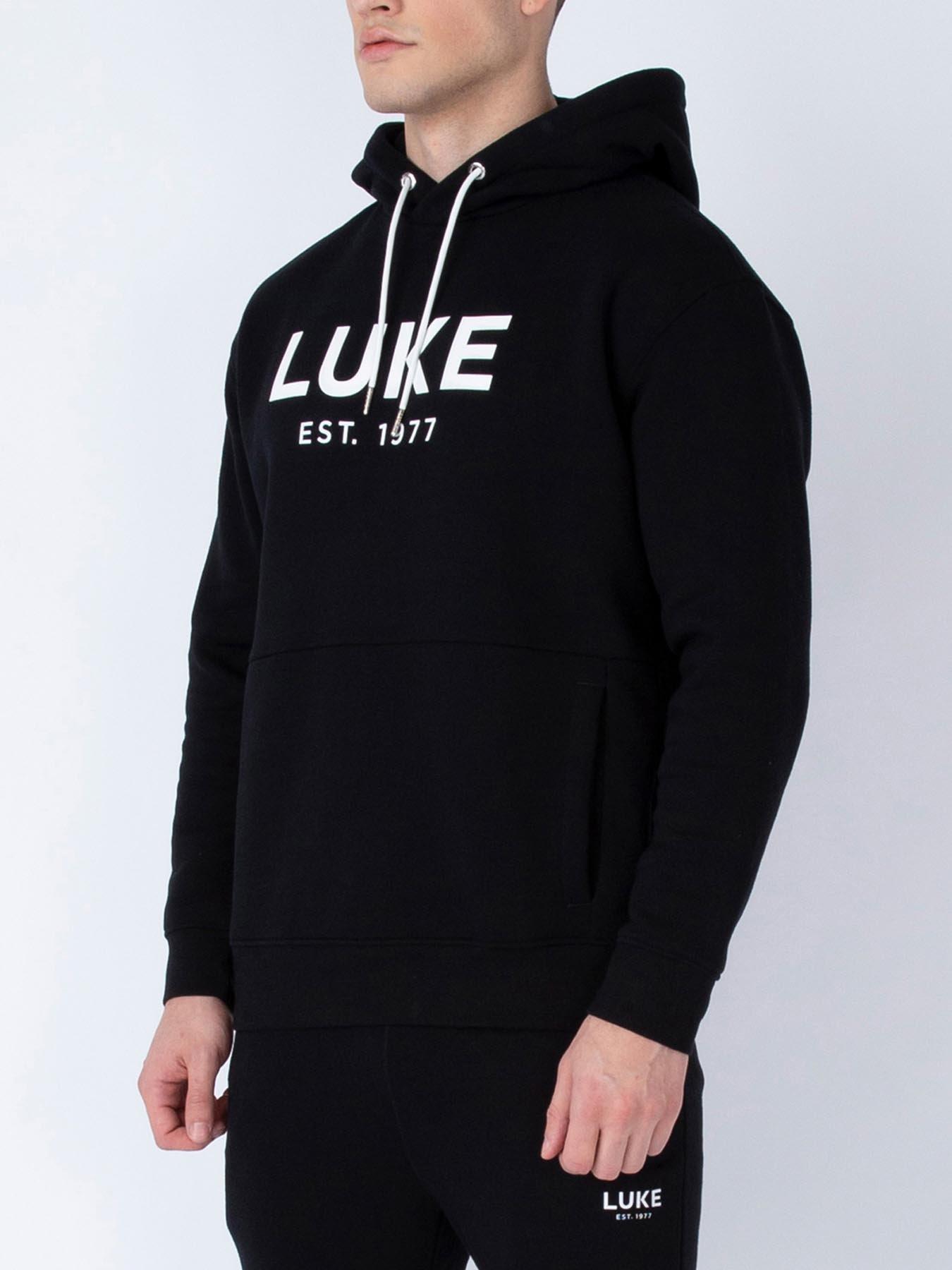 Luke 1977 Grand Pullover Hoodie Black Very