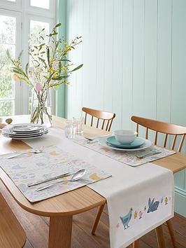 Product photograph of Catherine Lansfield Cottage Friends Table Runner from very.co.uk