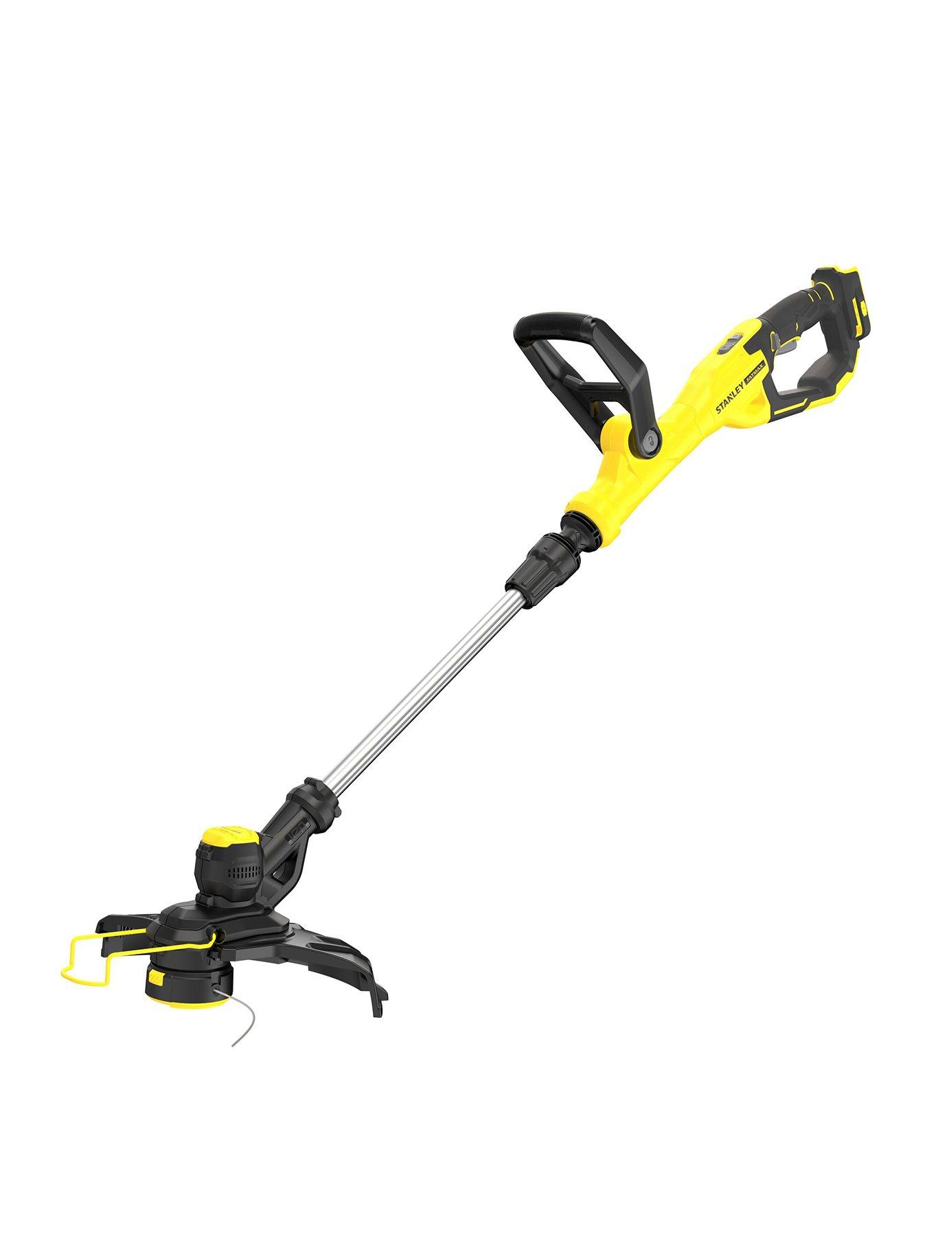 Stanley FatMax V20 33CM String Trimmer, 4.0Ah Batt, 2A Charger Brushed