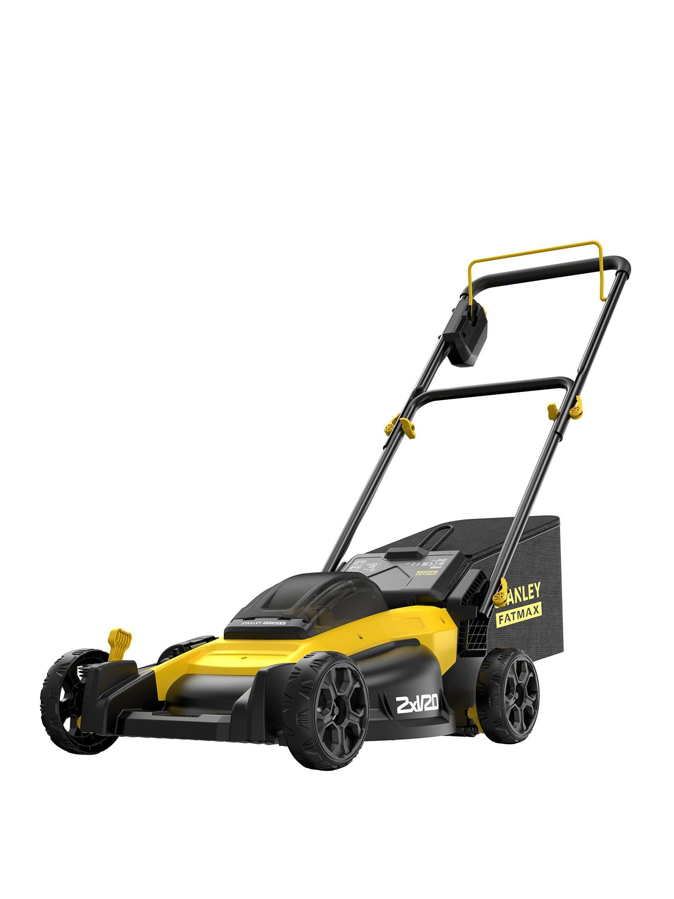 Stanley Fatmax V20 18V 51Cm Brushless Cordless Lawn Mower - 2X 4.0Ah