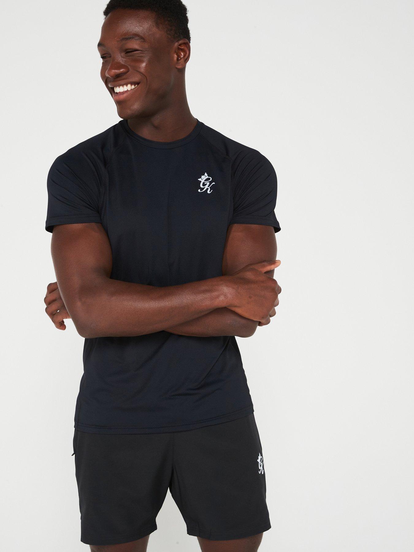 Gym King Mens Energy Tee - Black