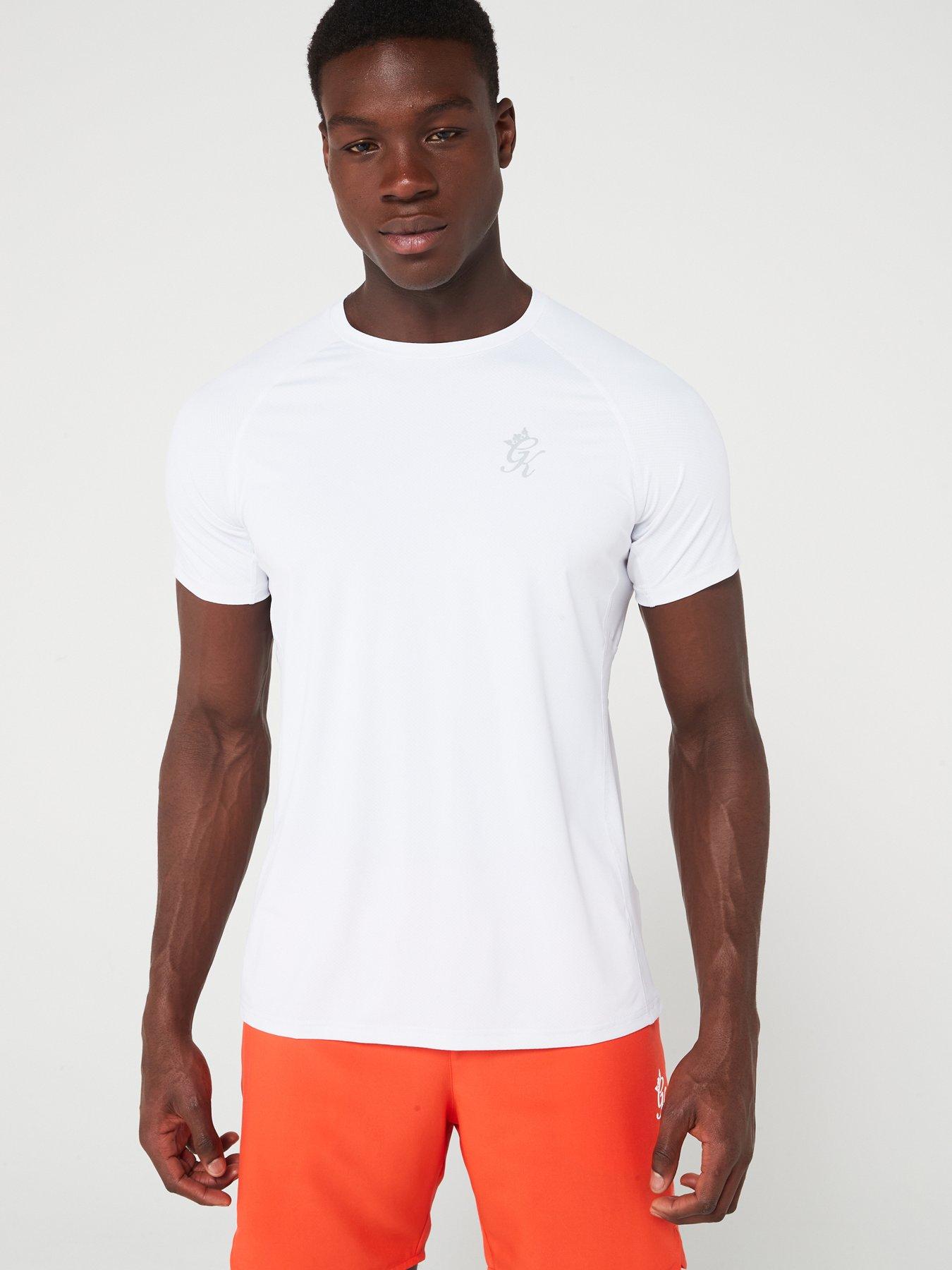 Gym King Mens Energy Tee - White