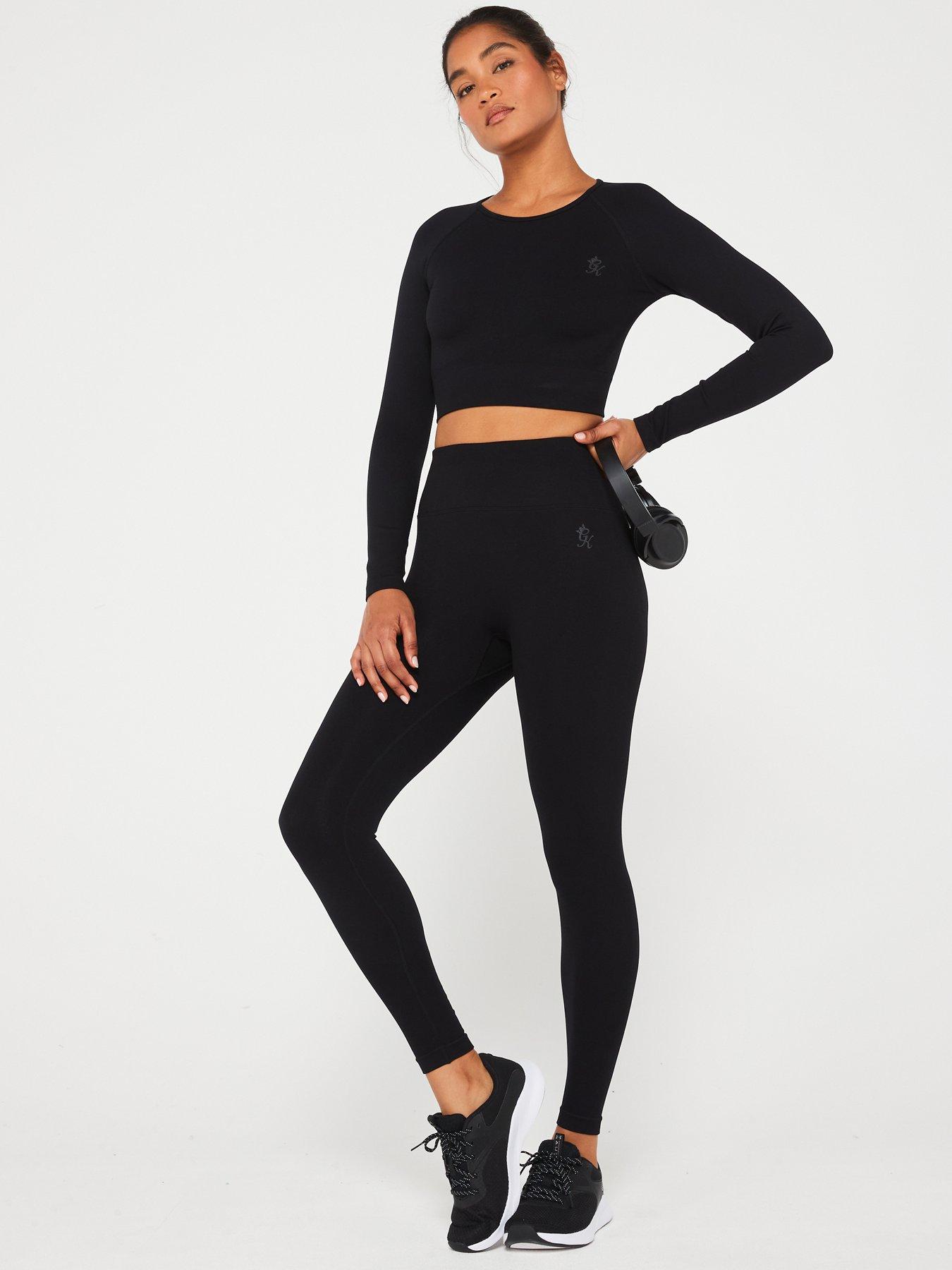 Gym King Womens Sculpt Seamless Legging - Black 