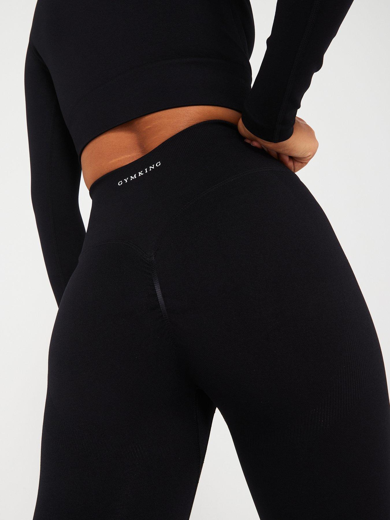 Legging De Sport GYM KING - Gris Chiné - Taille UK8 - Nouvelle Saison 2022