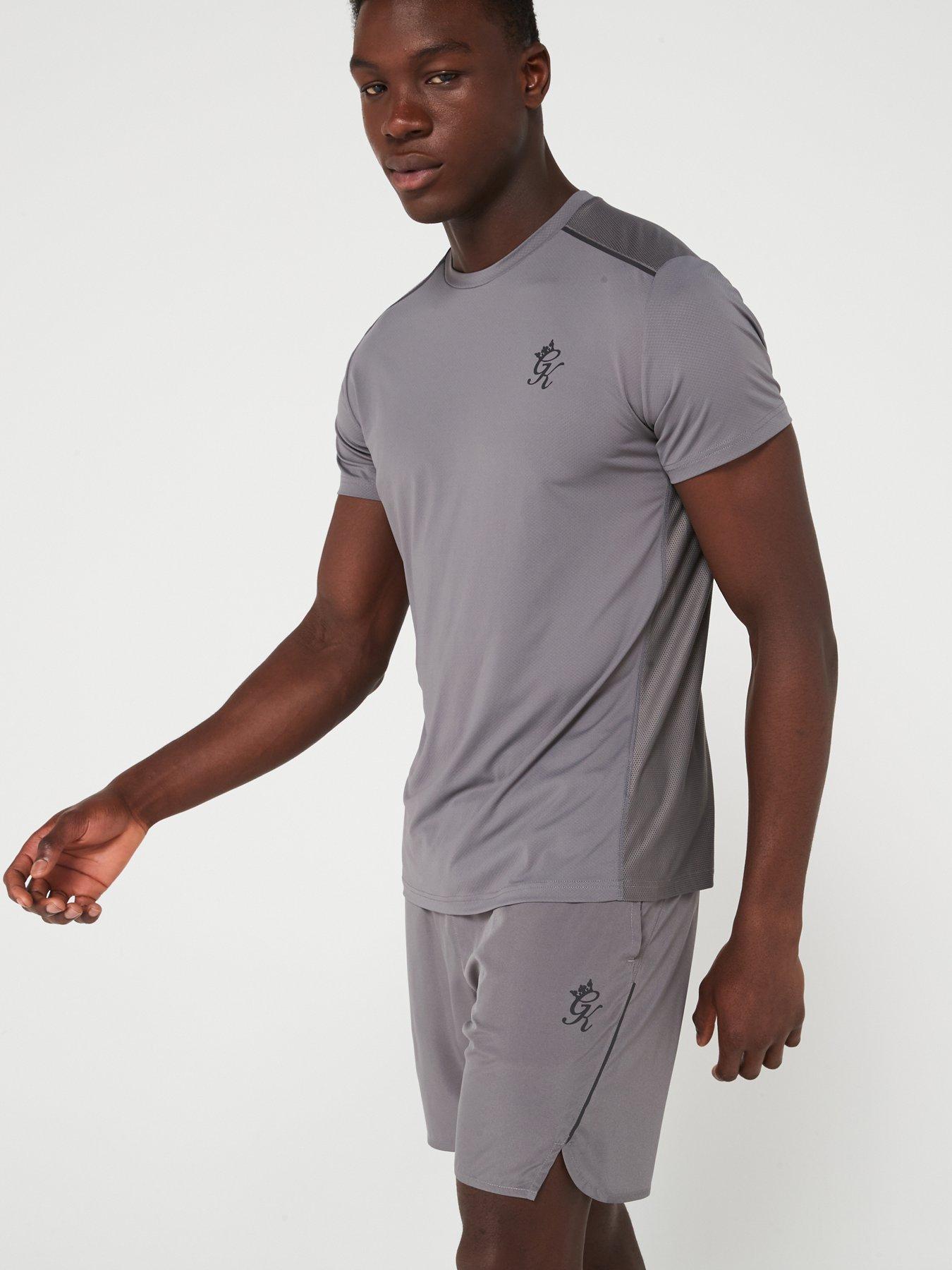Gym King Mens Flex 6 Shorts Grey Very