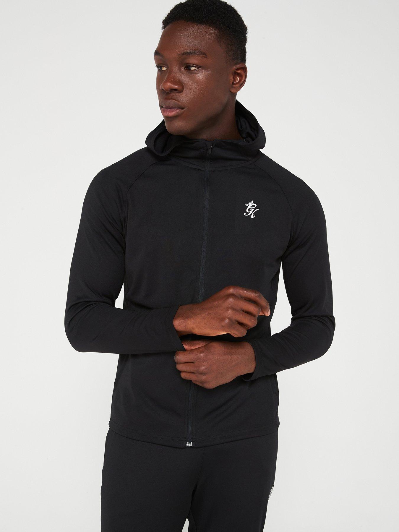 Image 1 of 4 of Gym King Mens 365 Lightweight Training Hoodie - Black