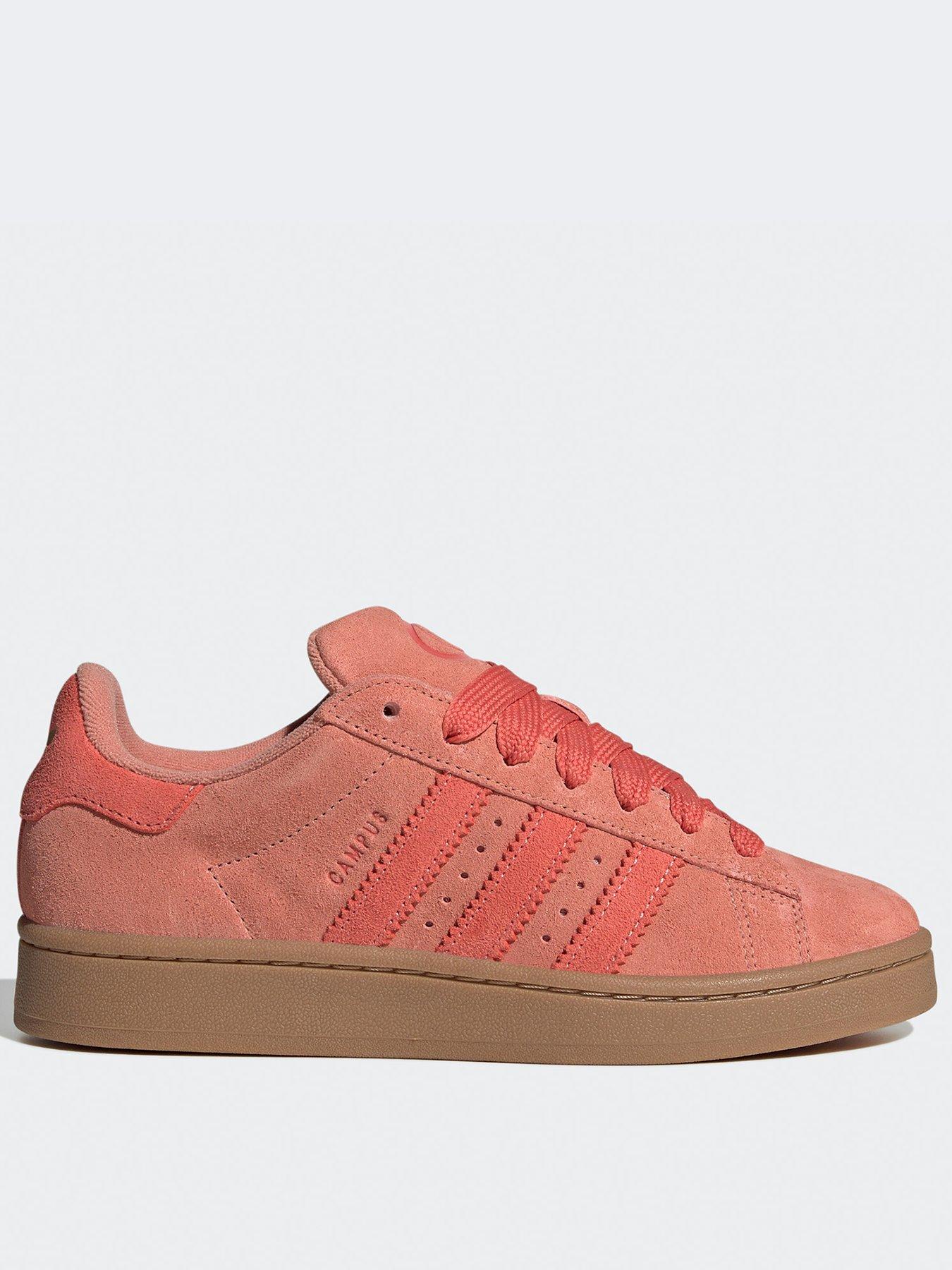 Peach adidas trainers on sale