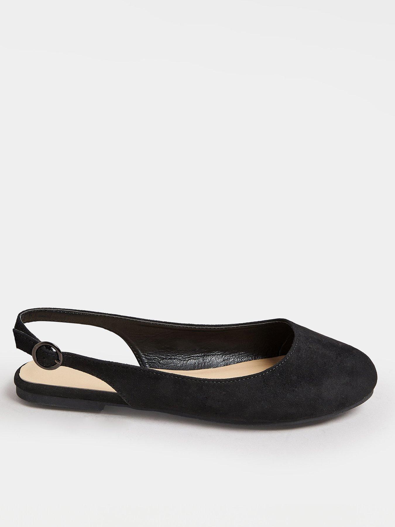 Yours Extra Wide Fit Slingback Shoe Black Very