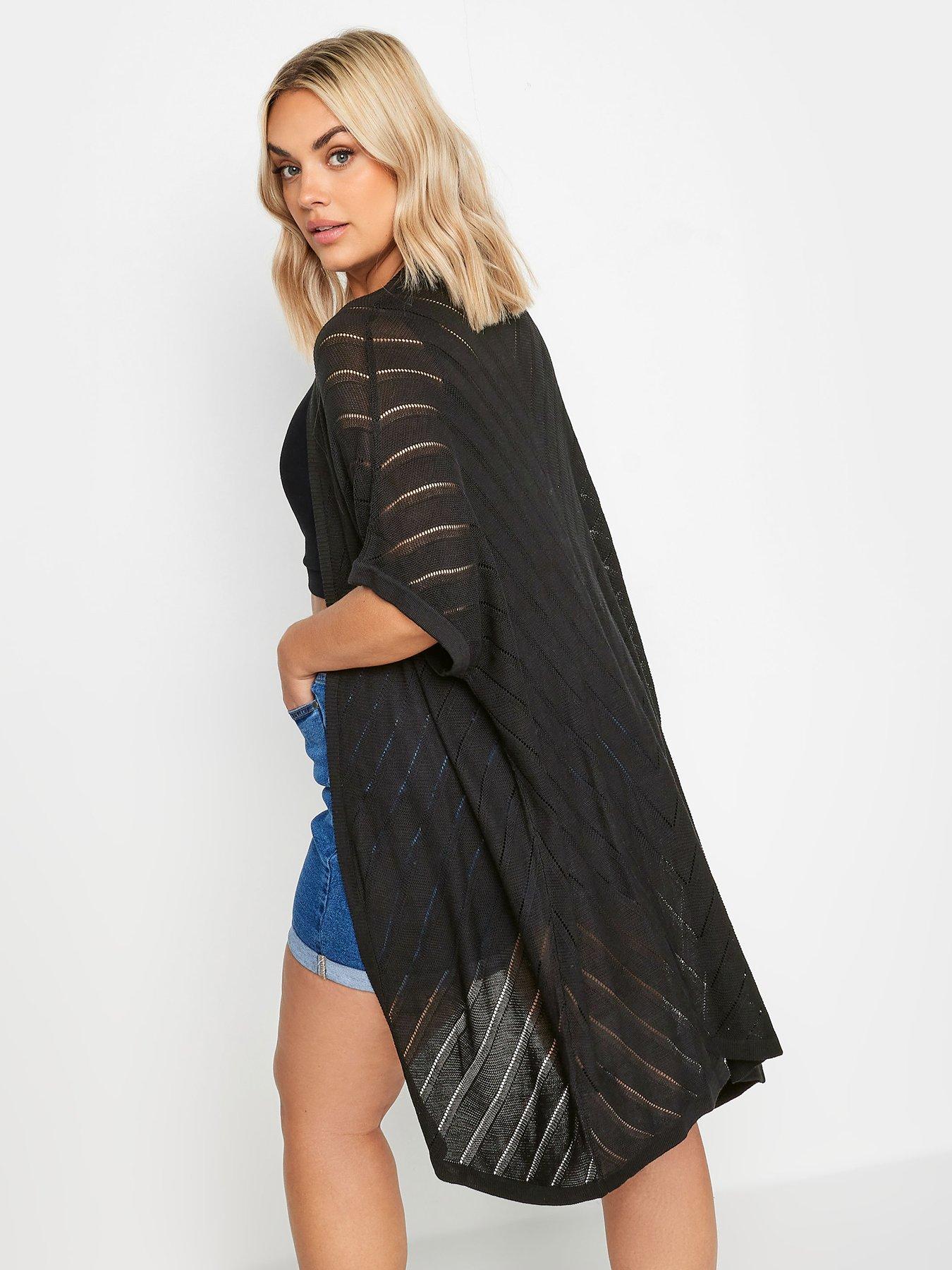 Black cocoon cardigan hotsell