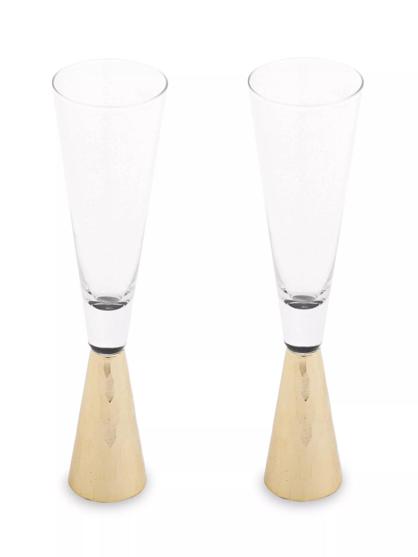 Image 2 of 4 of Premier Housewares Set of 2 Astrid Champagne Glasses