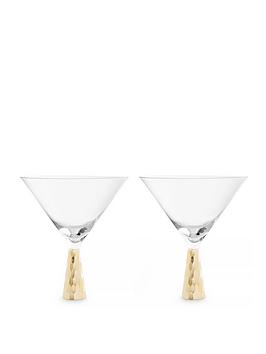 Product photograph of Premier Housewares Set Of 2 Astrid Cocktail Glasses from very.co.uk